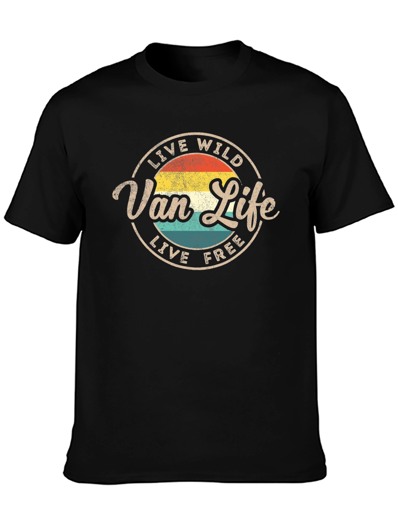 Van Life Graphic Tee - Live Wild & Free