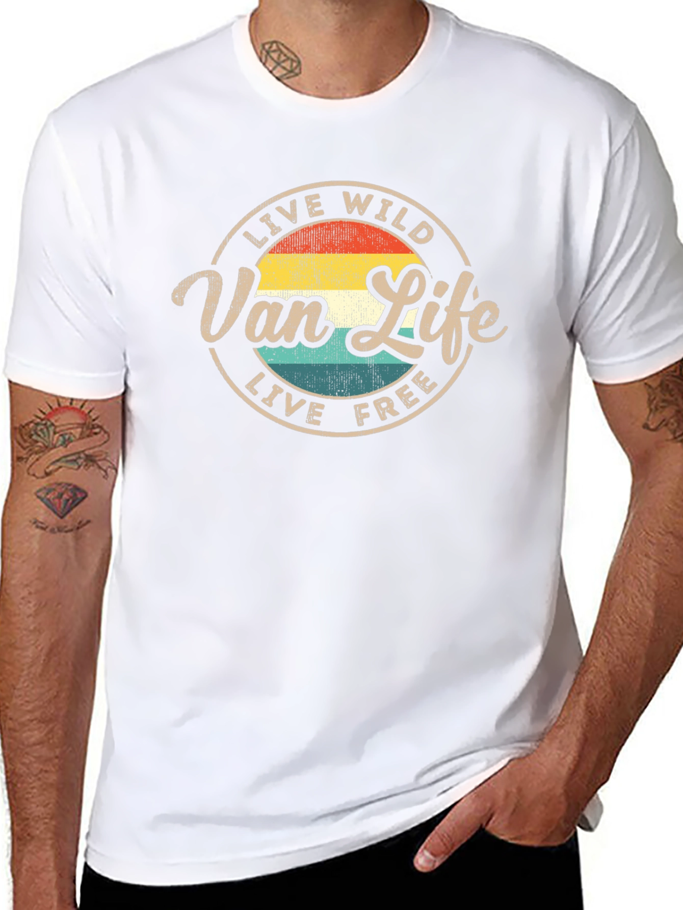 Van Life Graphic Tee - Live Wild & Free