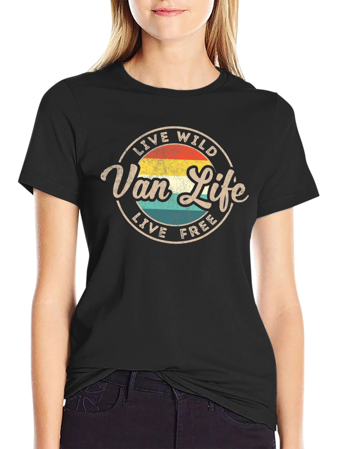 Van Life Graphic Tee - Live Wild & Free