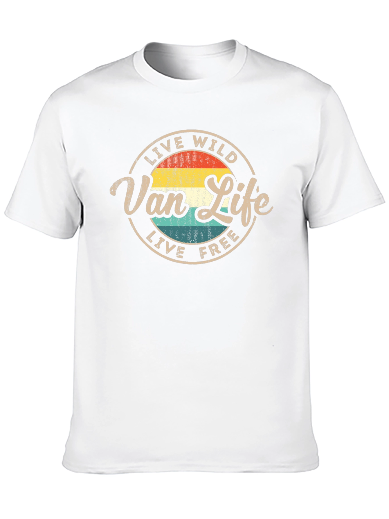Van Life Graphic Tee - Live Wild & Free