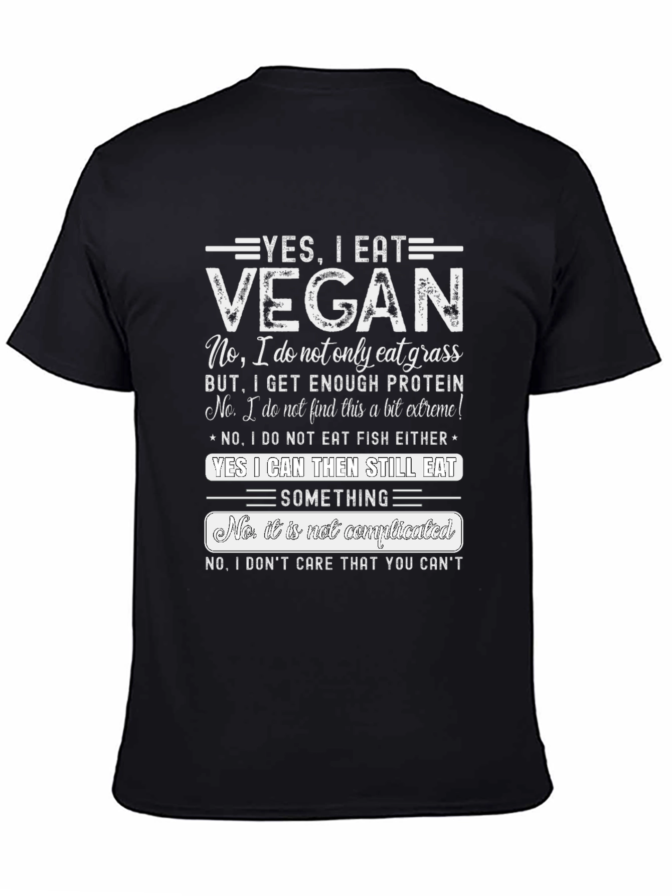 Yes I Eat Vegan Graphic T-Shirt
