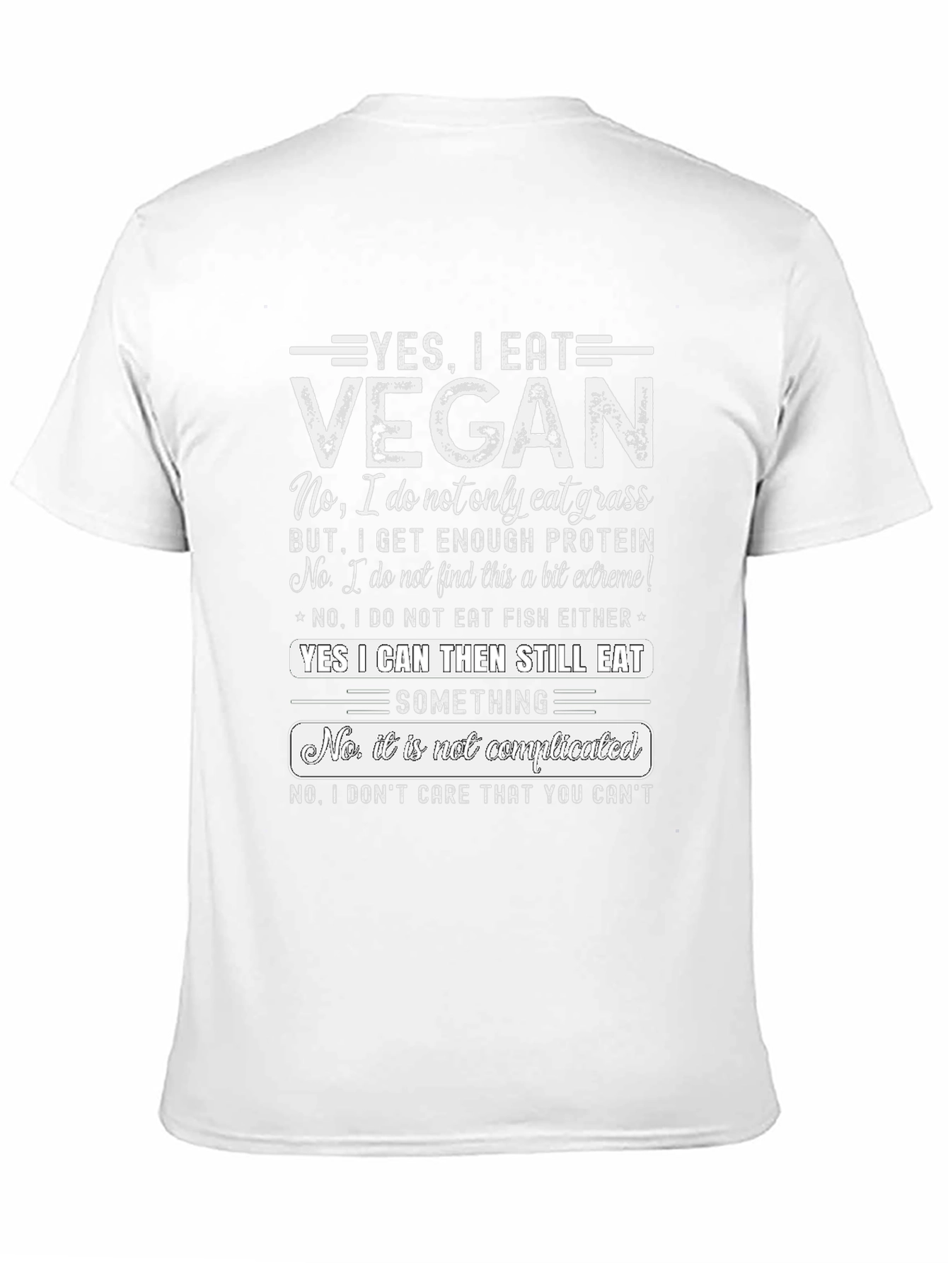 Yes I Eat Vegan Graphic T-Shirt
