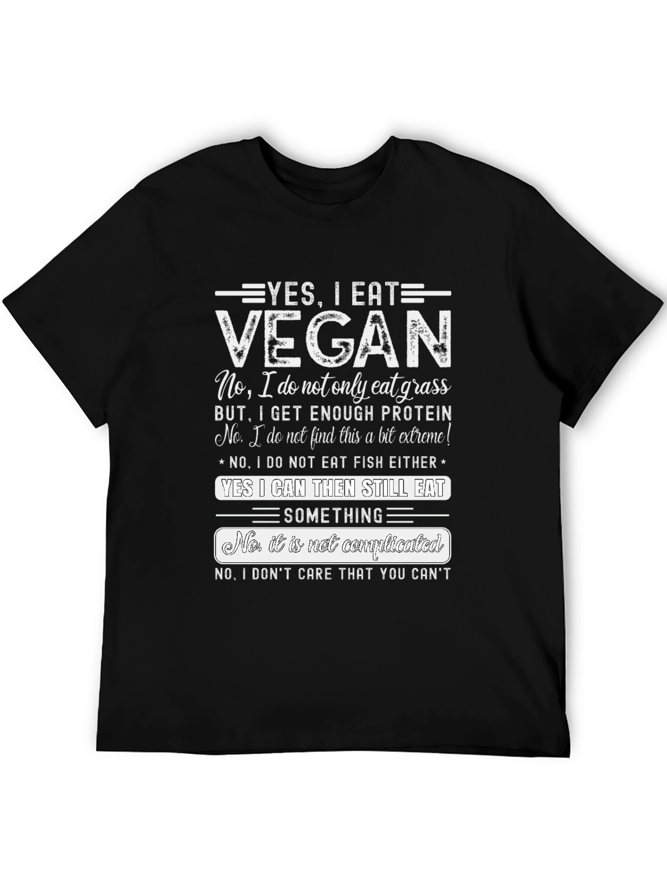 Yes I Eat Vegan Graphic T-Shirt