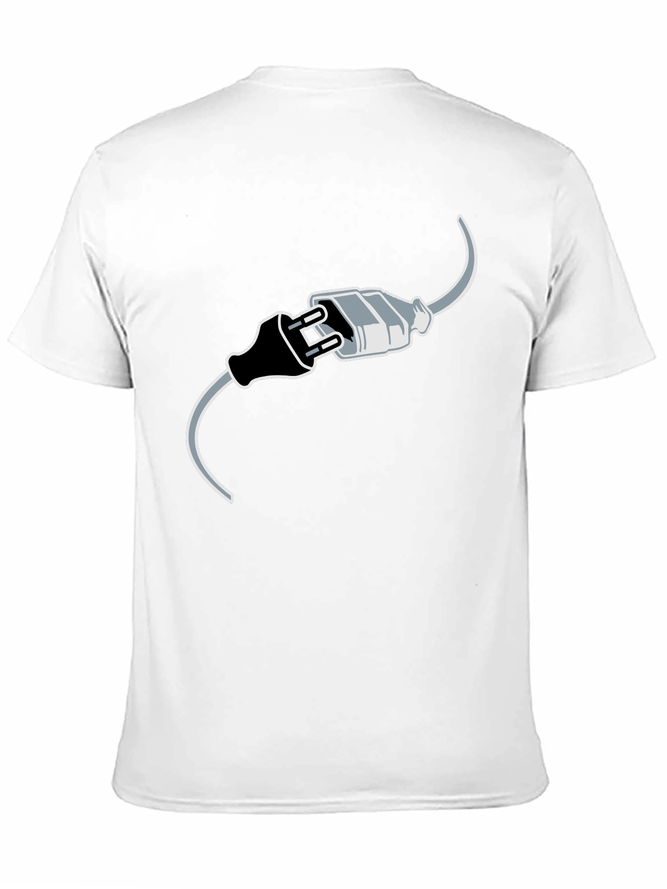 Connected Humor Graphic Tee - Funny Black T-Shirt