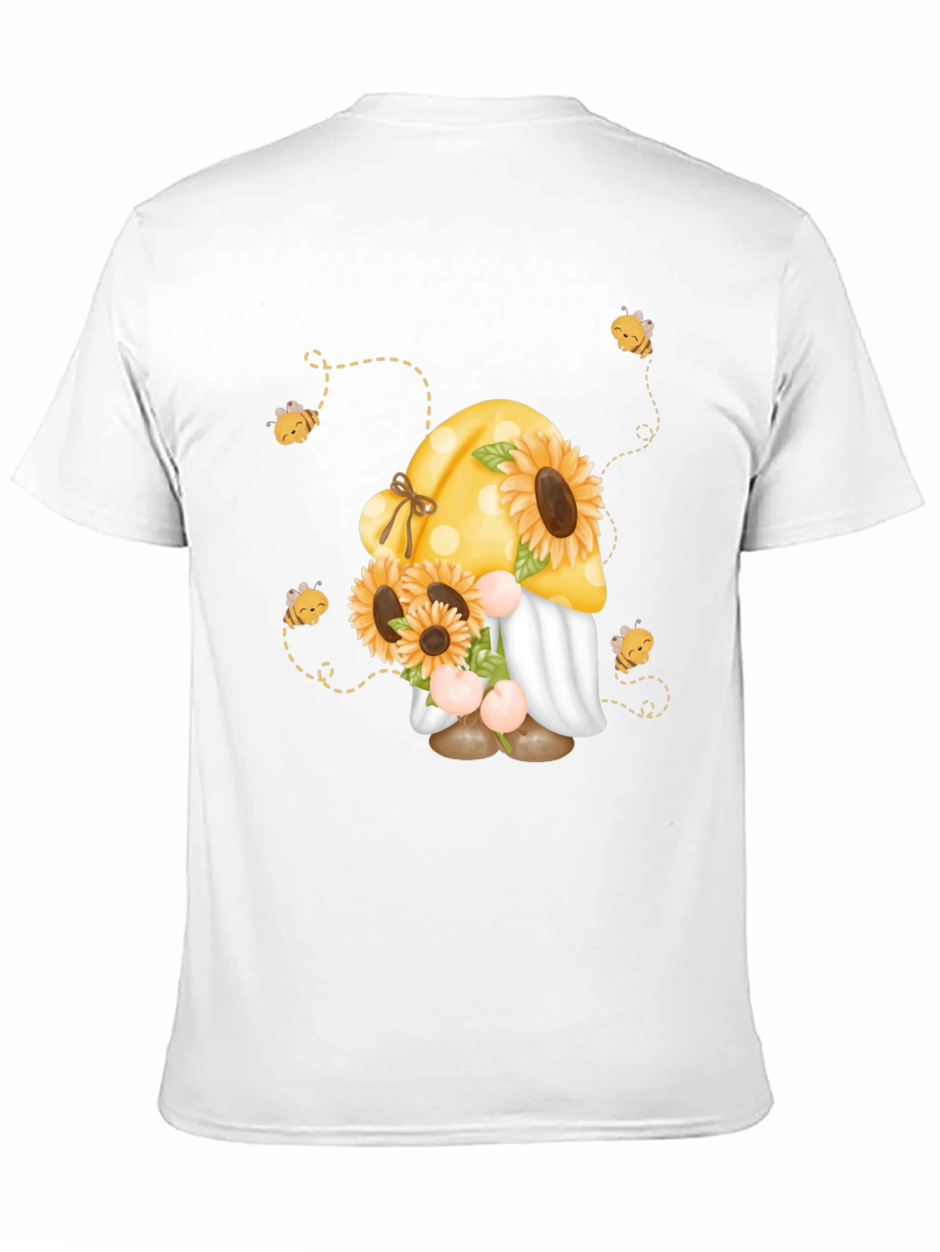 Sunflower Gnome Bee T-Shirt