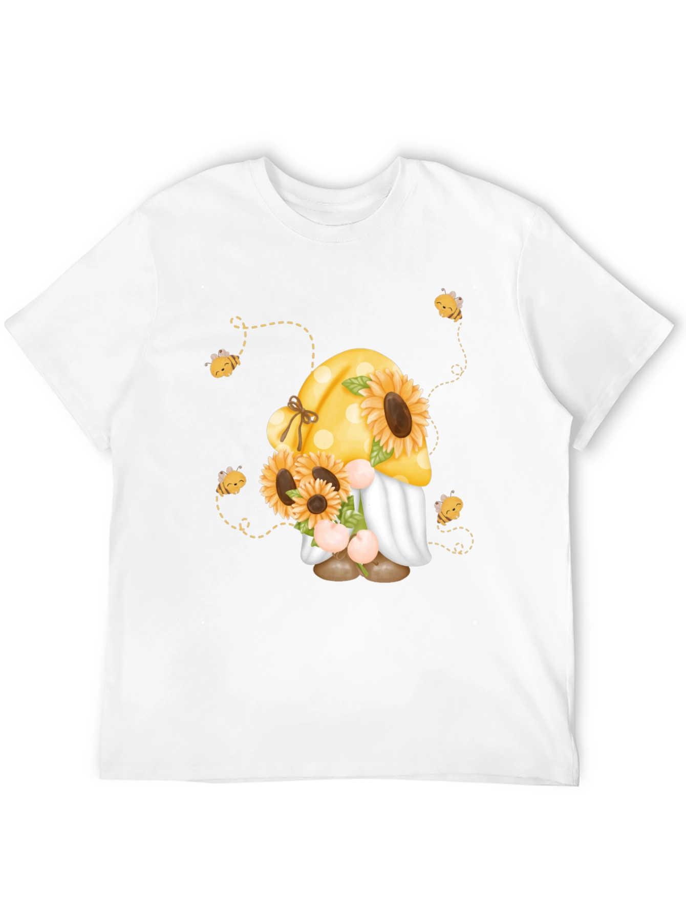 Sunflower Gnome Bee T-Shirt