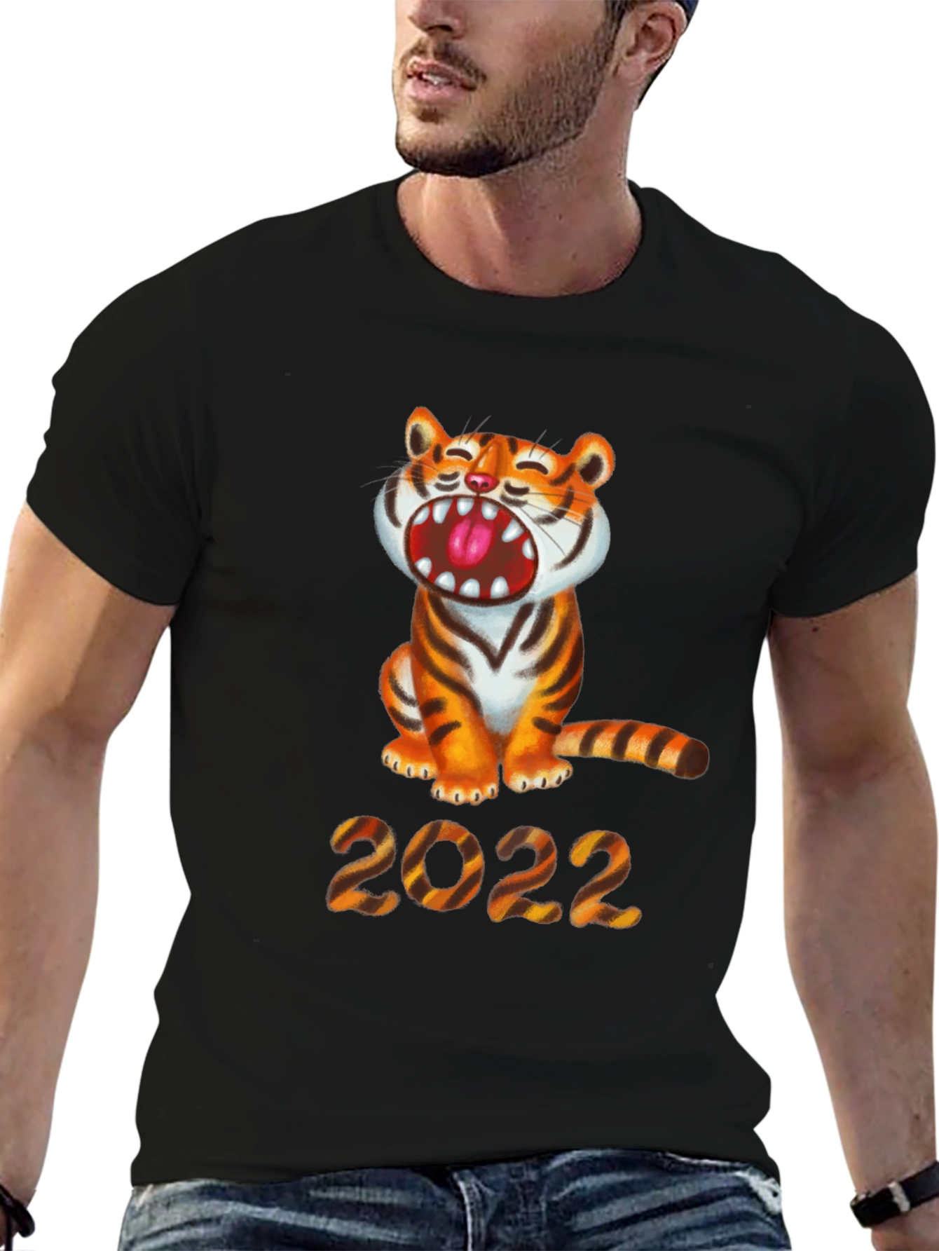Tiger 2022 Graphic Tee - Black