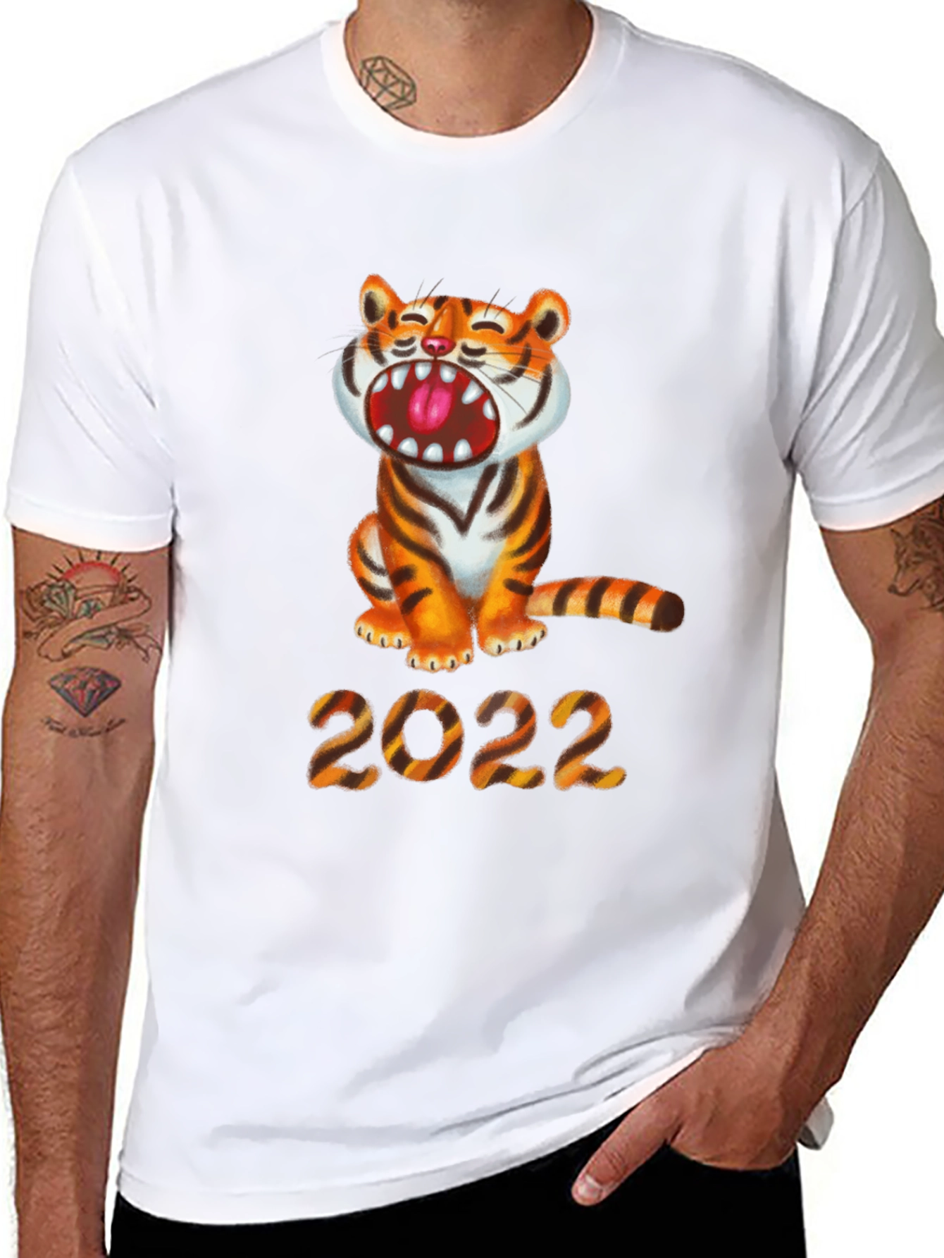 Tiger 2022 Graphic Tee - Black