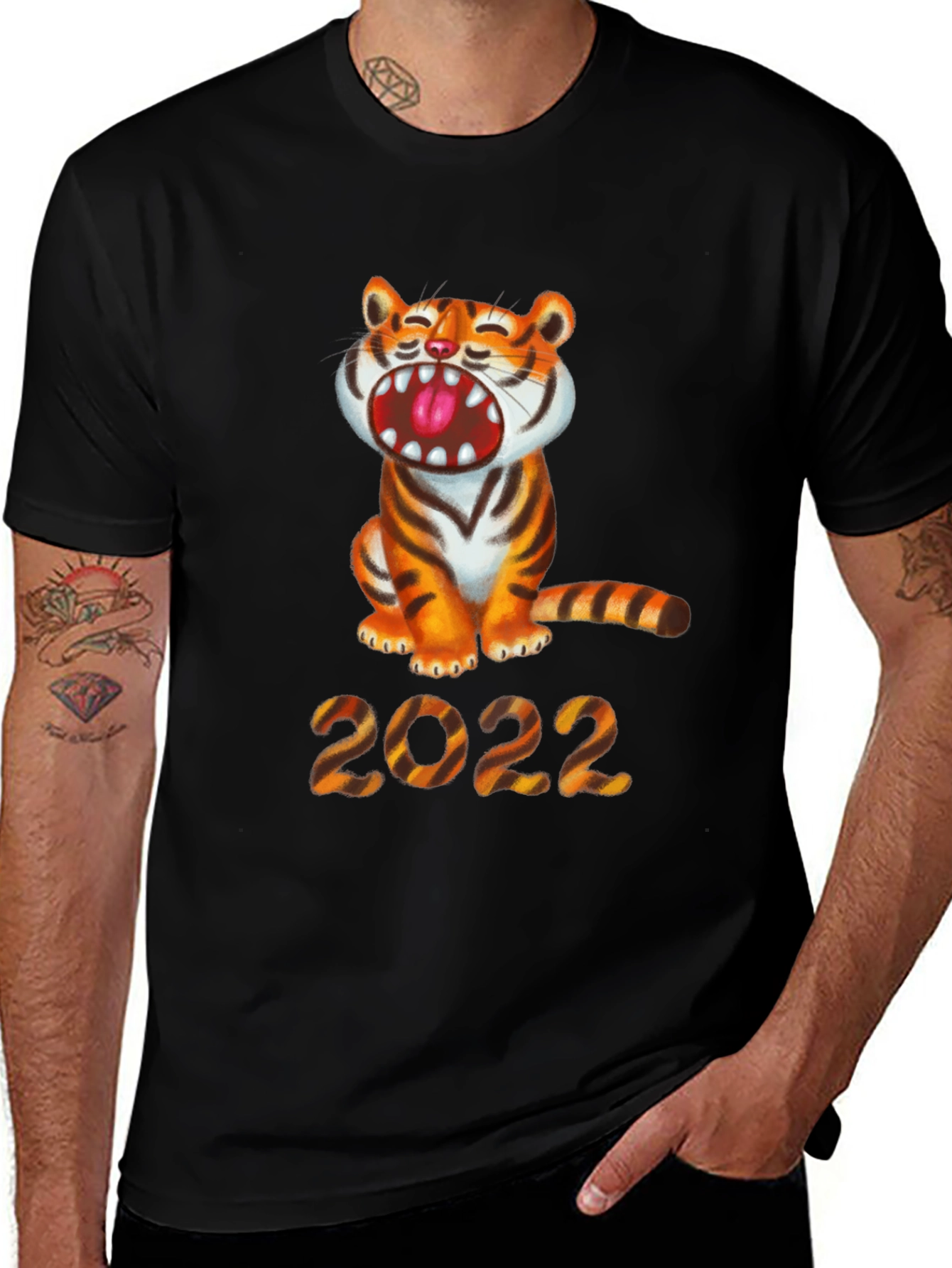 Tiger 2022 Graphic Tee - Black