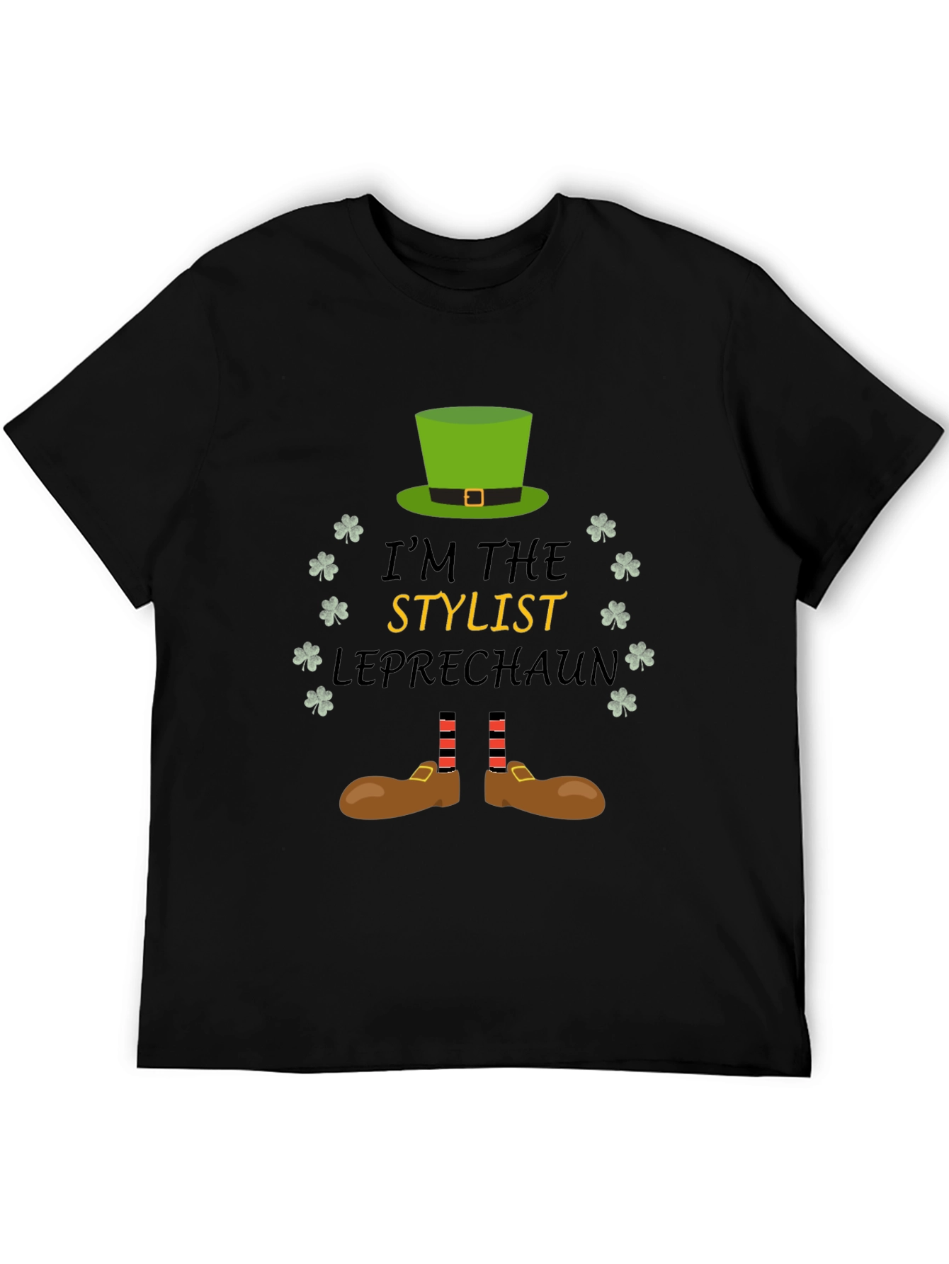Stylist Leprechaun St. Patricks Day T-Shirt
