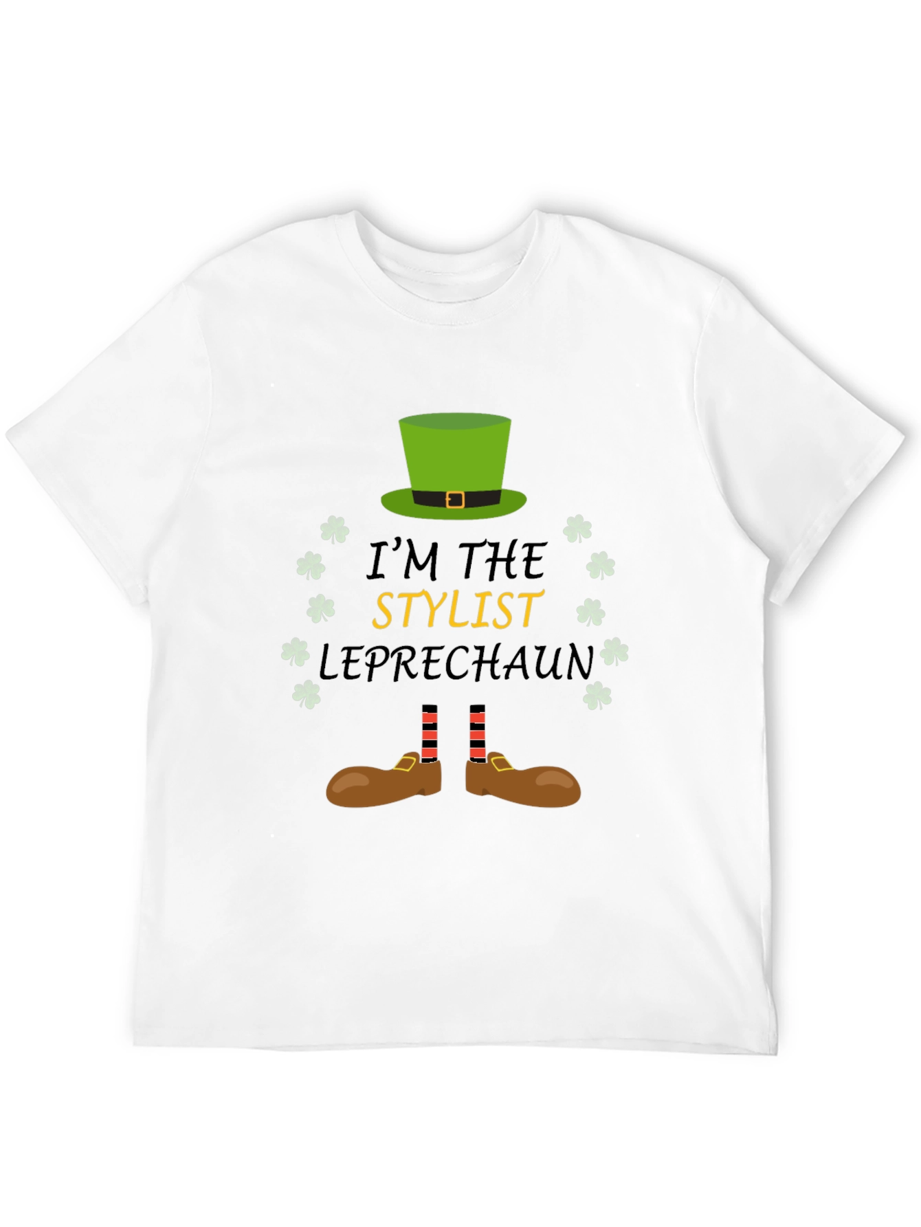 Stylist Leprechaun St. Patricks Day T-Shirt