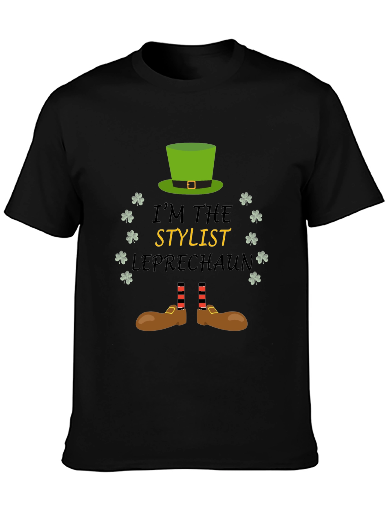 Stylist Leprechaun St. Patricks Day T-Shirt