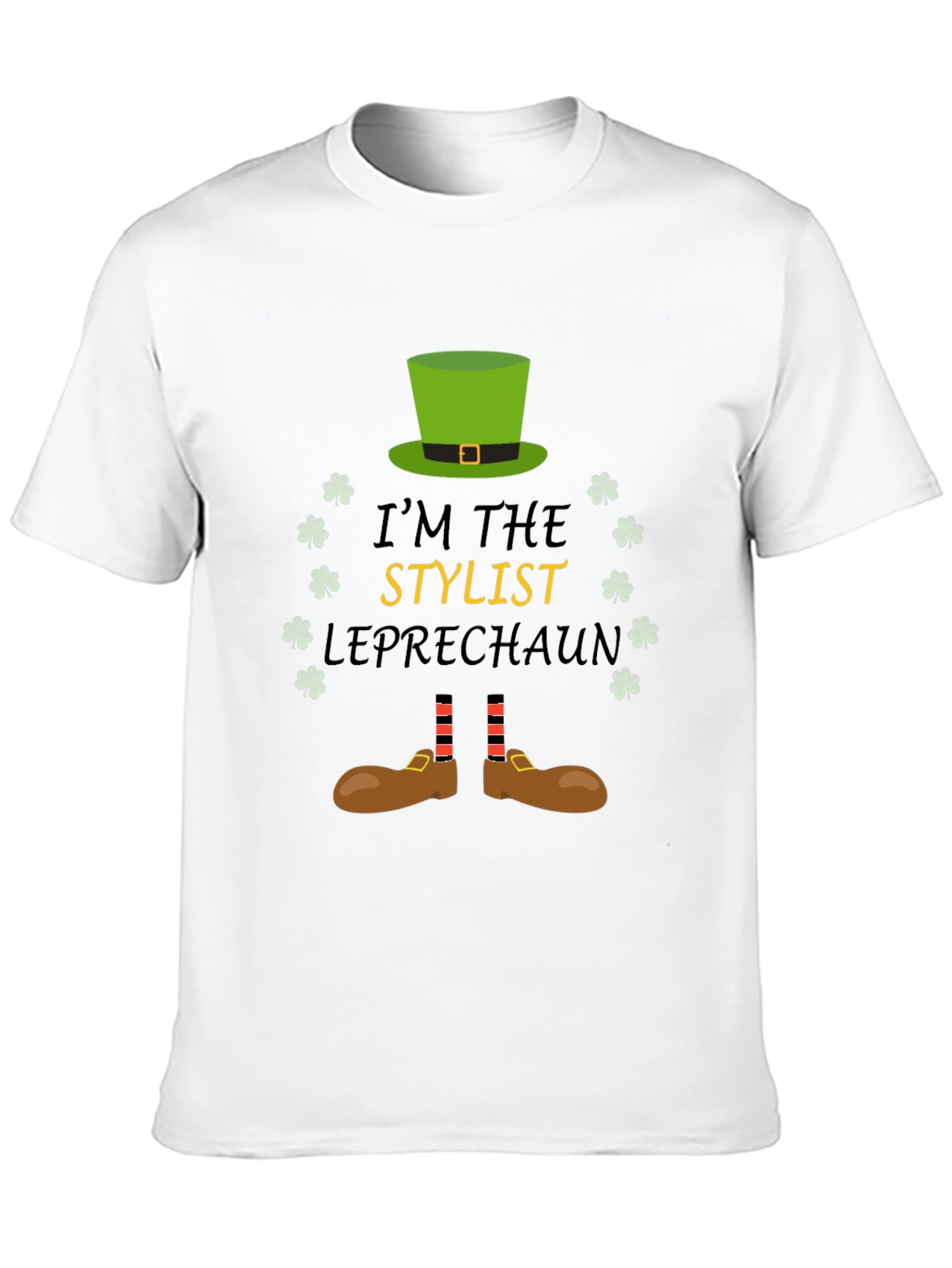 Stylist Leprechaun St. Patricks Day T-Shirt
