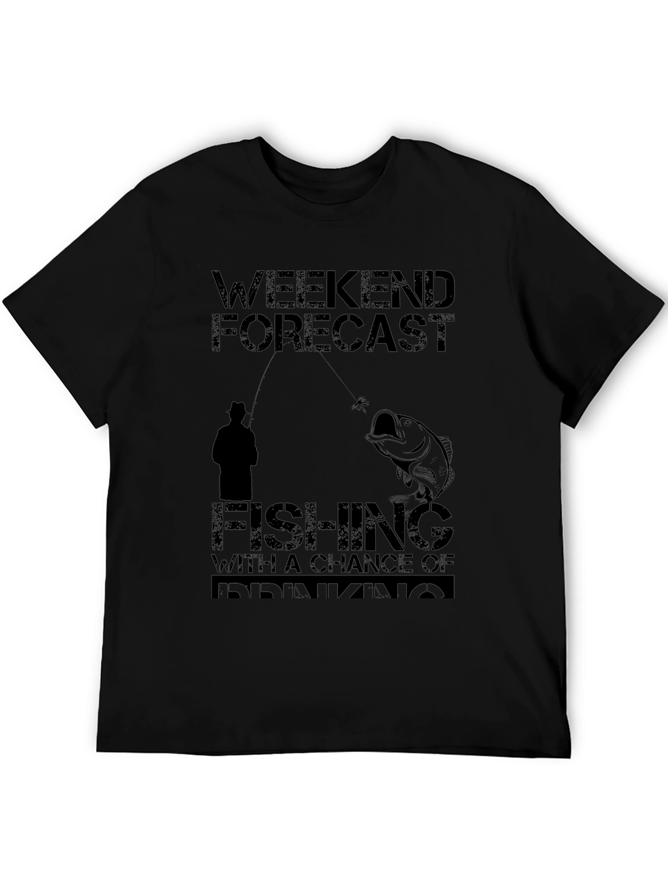 Weekend Forecast Fishing & Drinking T-Shirt