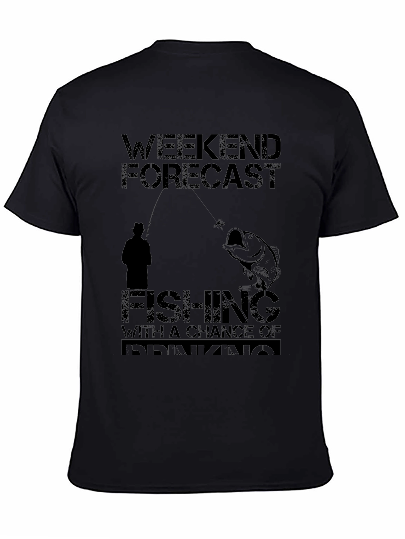 Weekend Forecast Fishing & Drinking T-Shirt