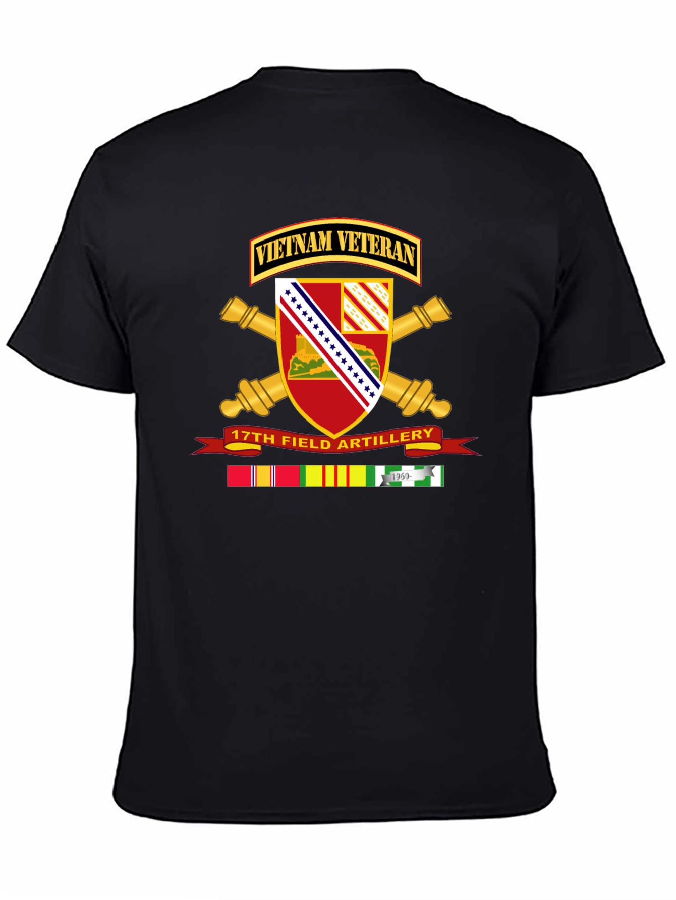 Vietnam Veteran 17th Field Artillery T-Shirt