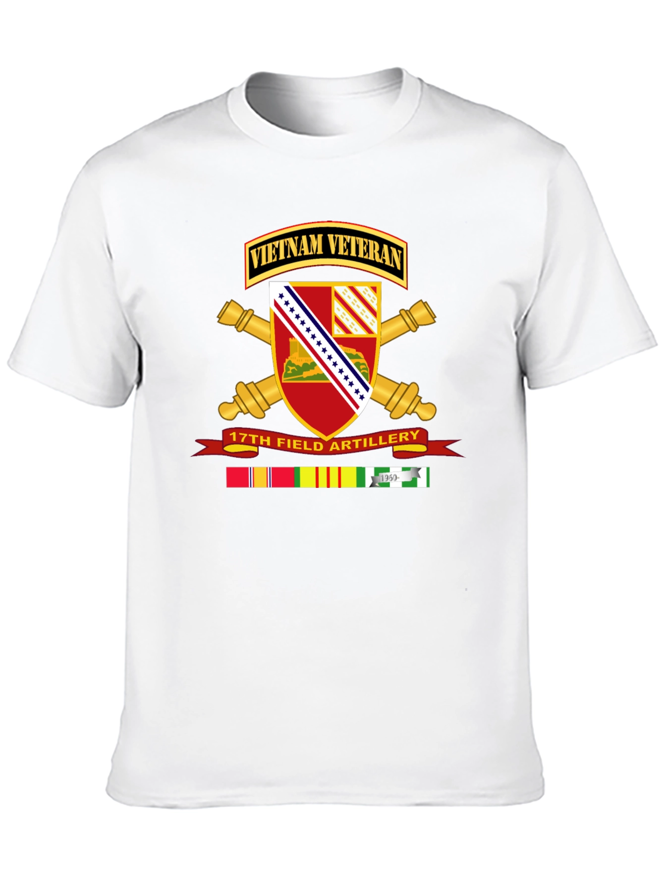 Vietnam Veteran 17th Field Artillery T-Shirt