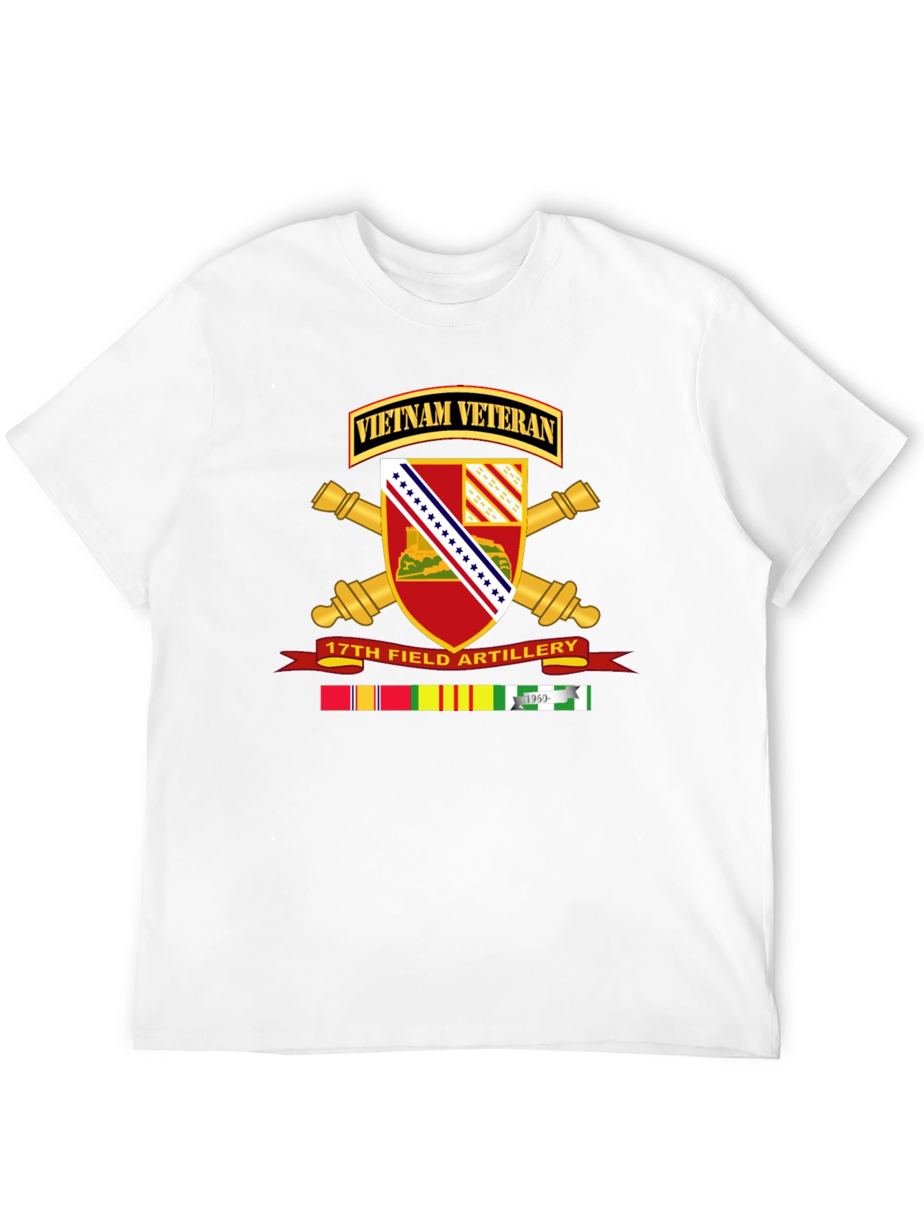 Vietnam Veteran 17th Field Artillery T-Shirt