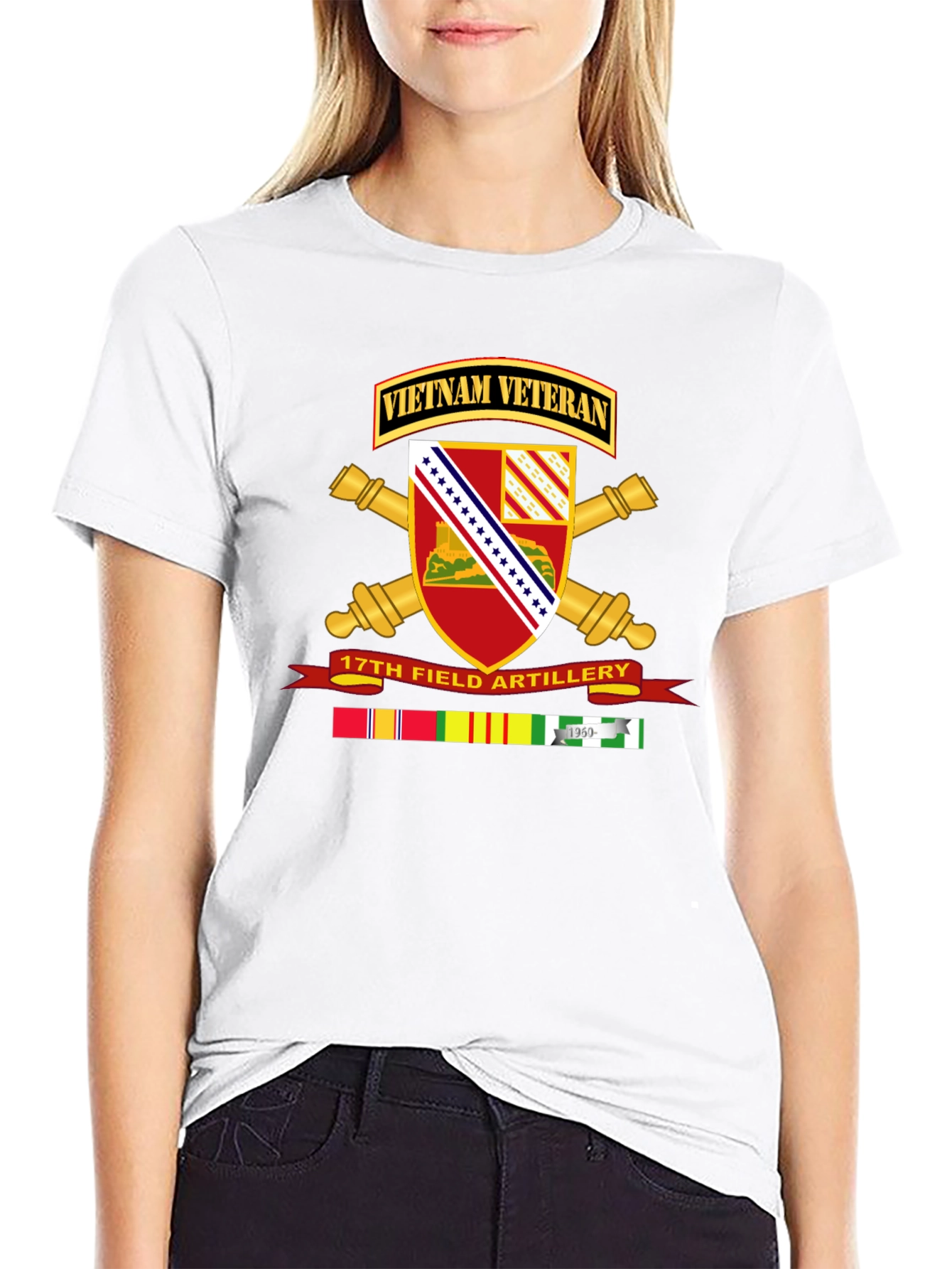 Vietnam Veteran 17th Field Artillery T-Shirt