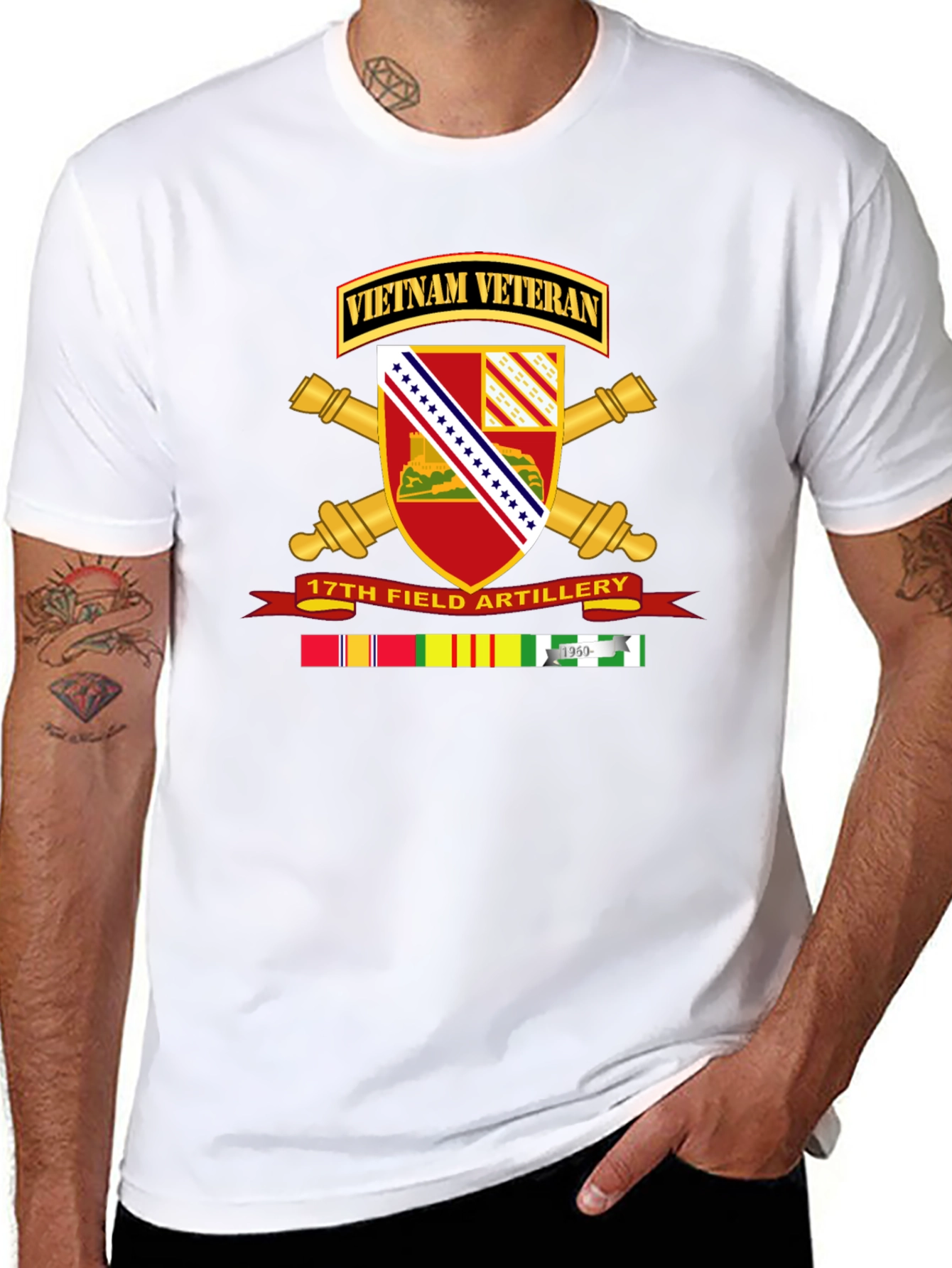 Vietnam Veteran 17th Field Artillery T-Shirt