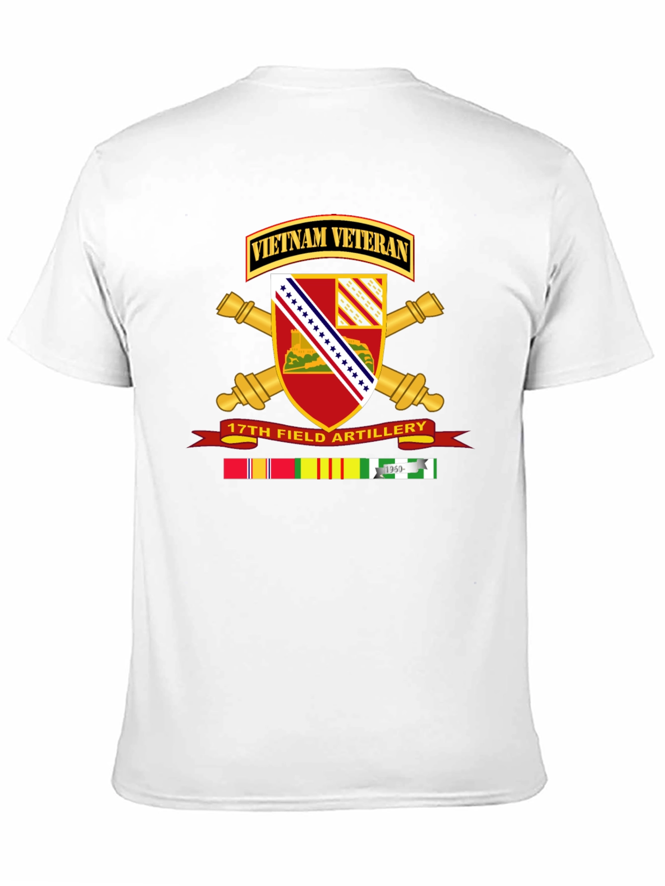 Vietnam Veteran 17th Field Artillery T-Shirt