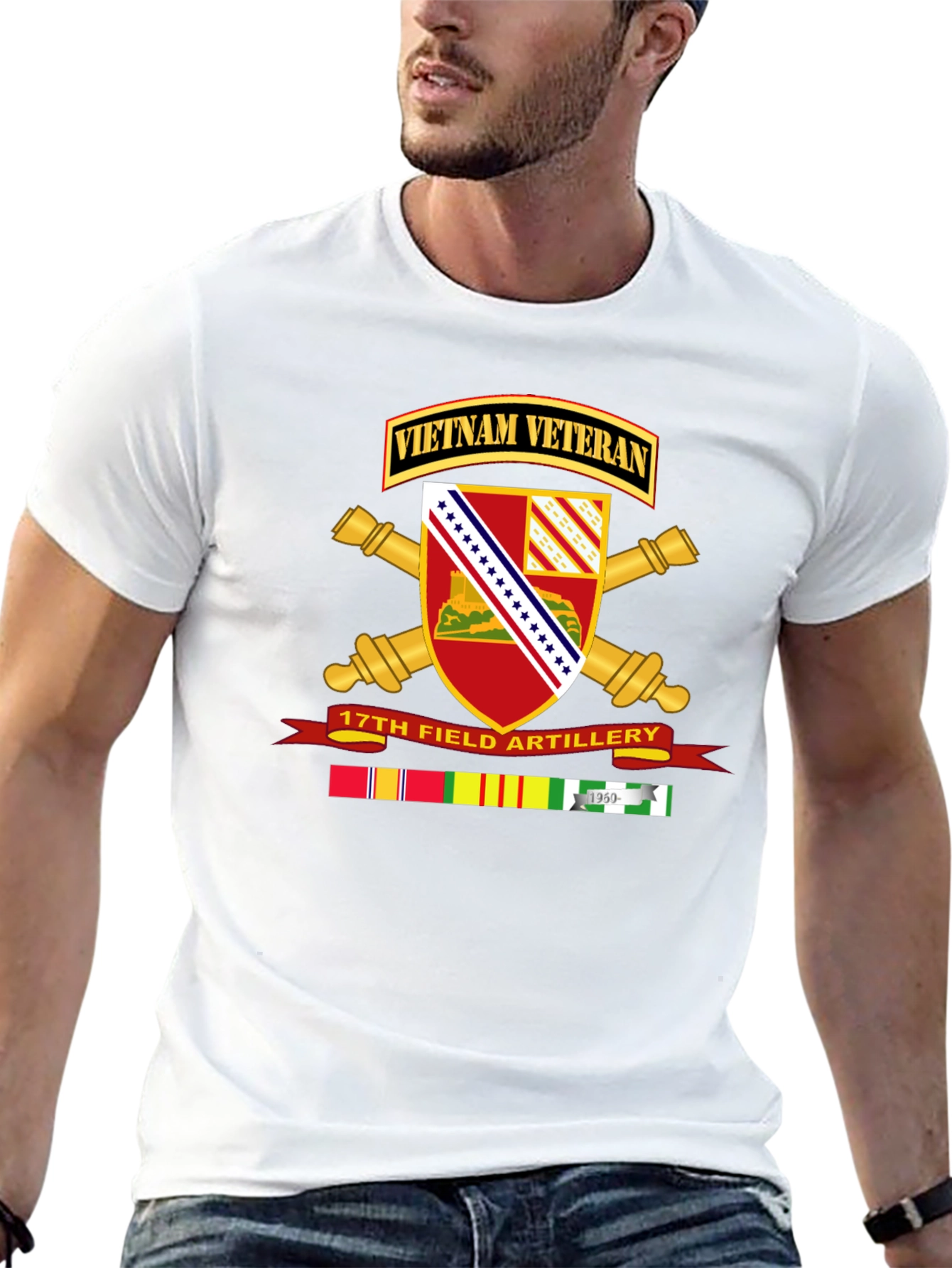 Vietnam Veteran 17th Field Artillery T-Shirt