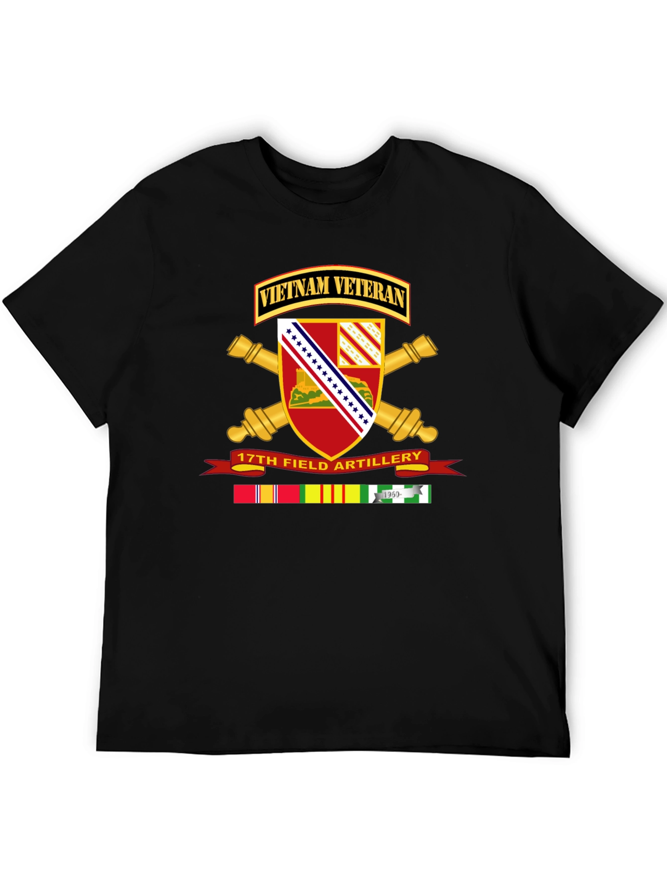 Vietnam Veteran 17th Field Artillery T-Shirt