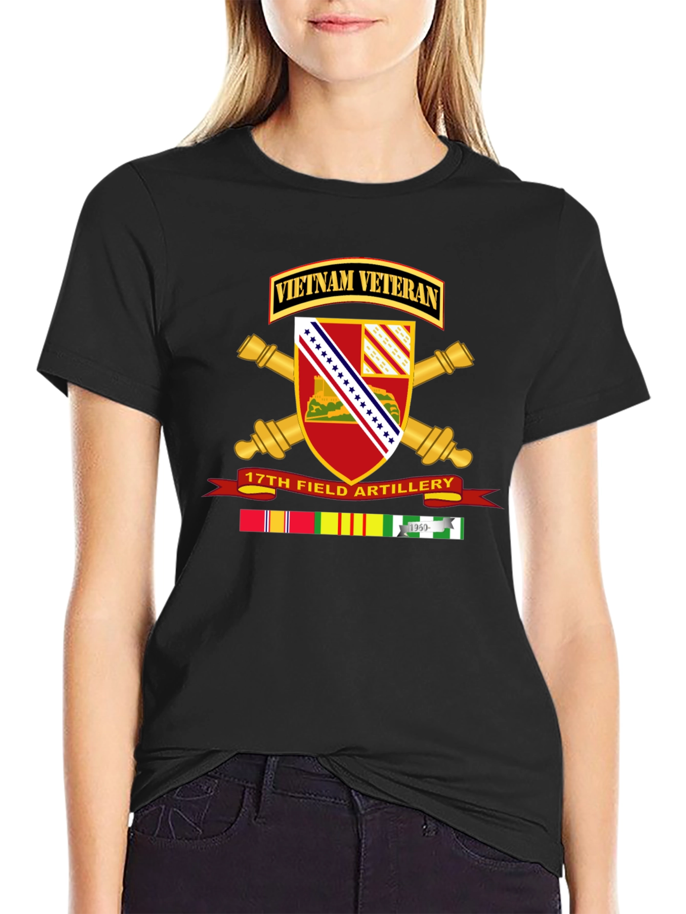 Vietnam Veteran 17th Field Artillery T-Shirt