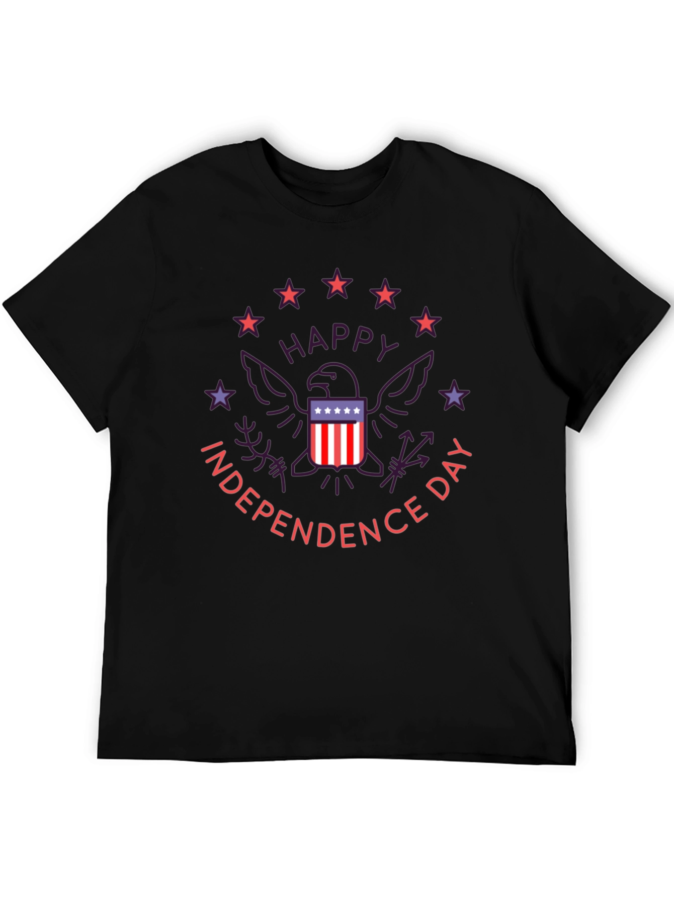 Patriotic Independence Day Graphic T-Shirt