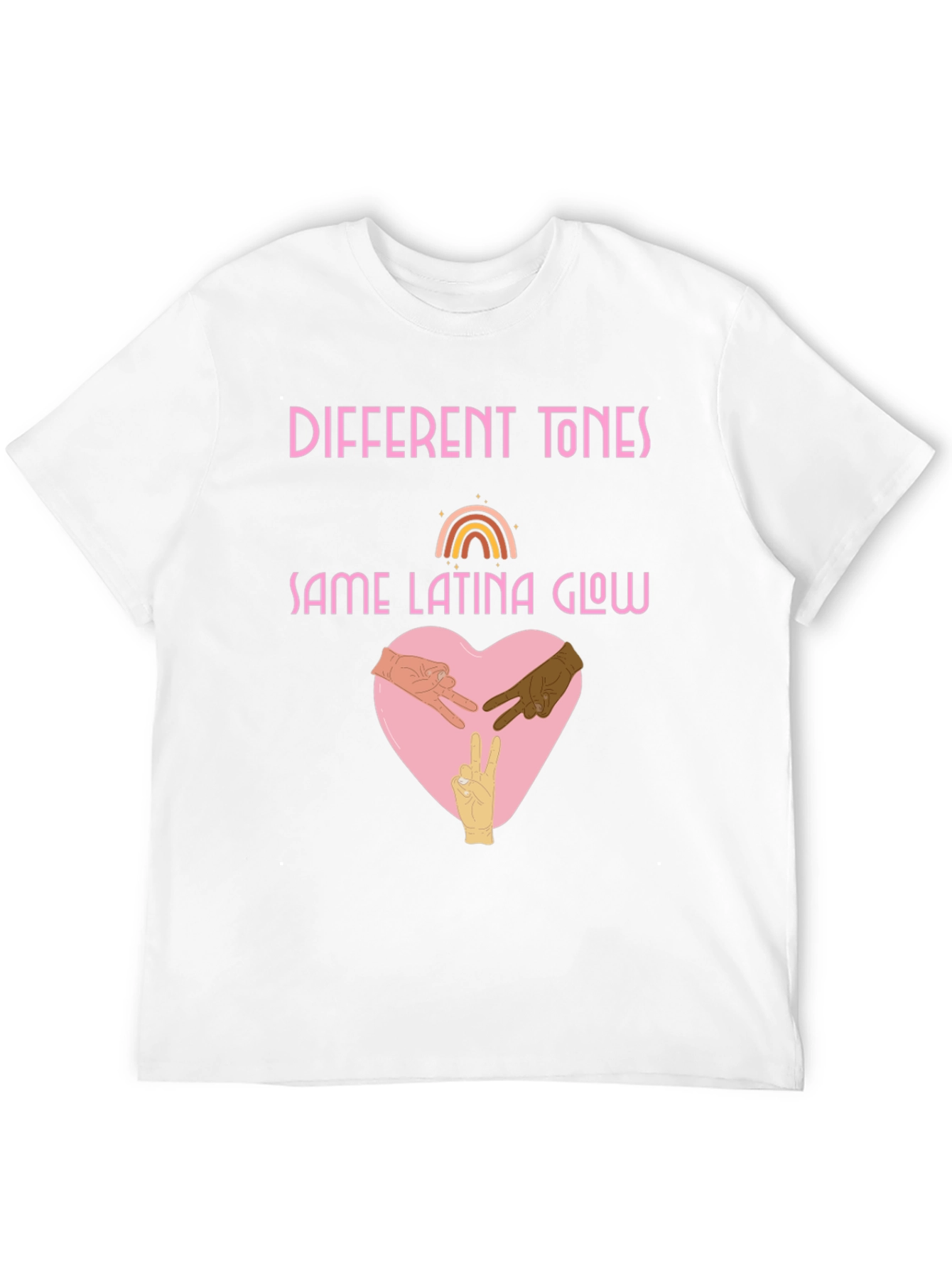 Different Tones Same Latina Glow T-Shirt