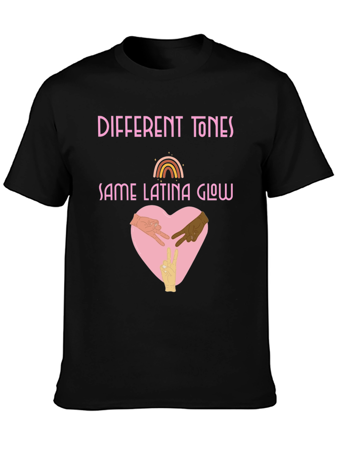 Different Tones Same Latina Glow T-Shirt