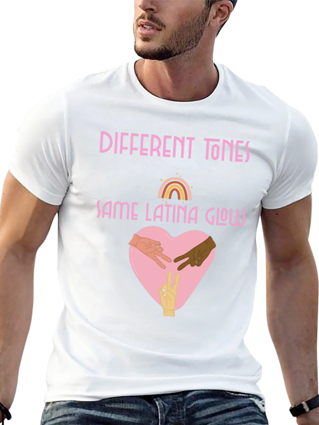 Different Tones Same Latina Glow T-Shirt