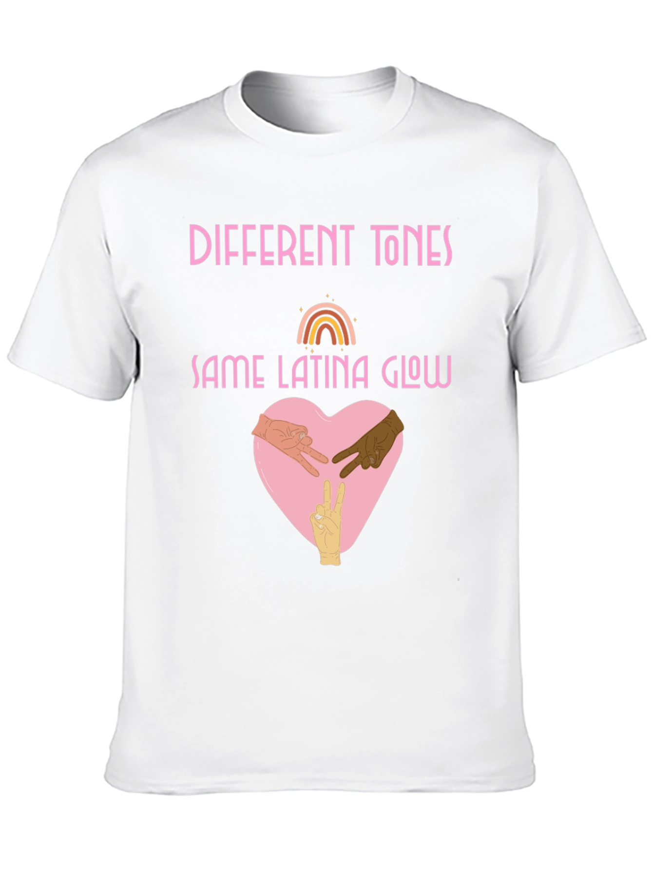 Different Tones Same Latina Glow T-Shirt