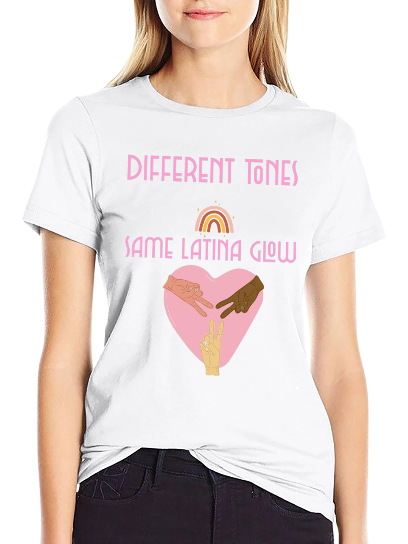 Different Tones Same Latina Glow T-Shirt