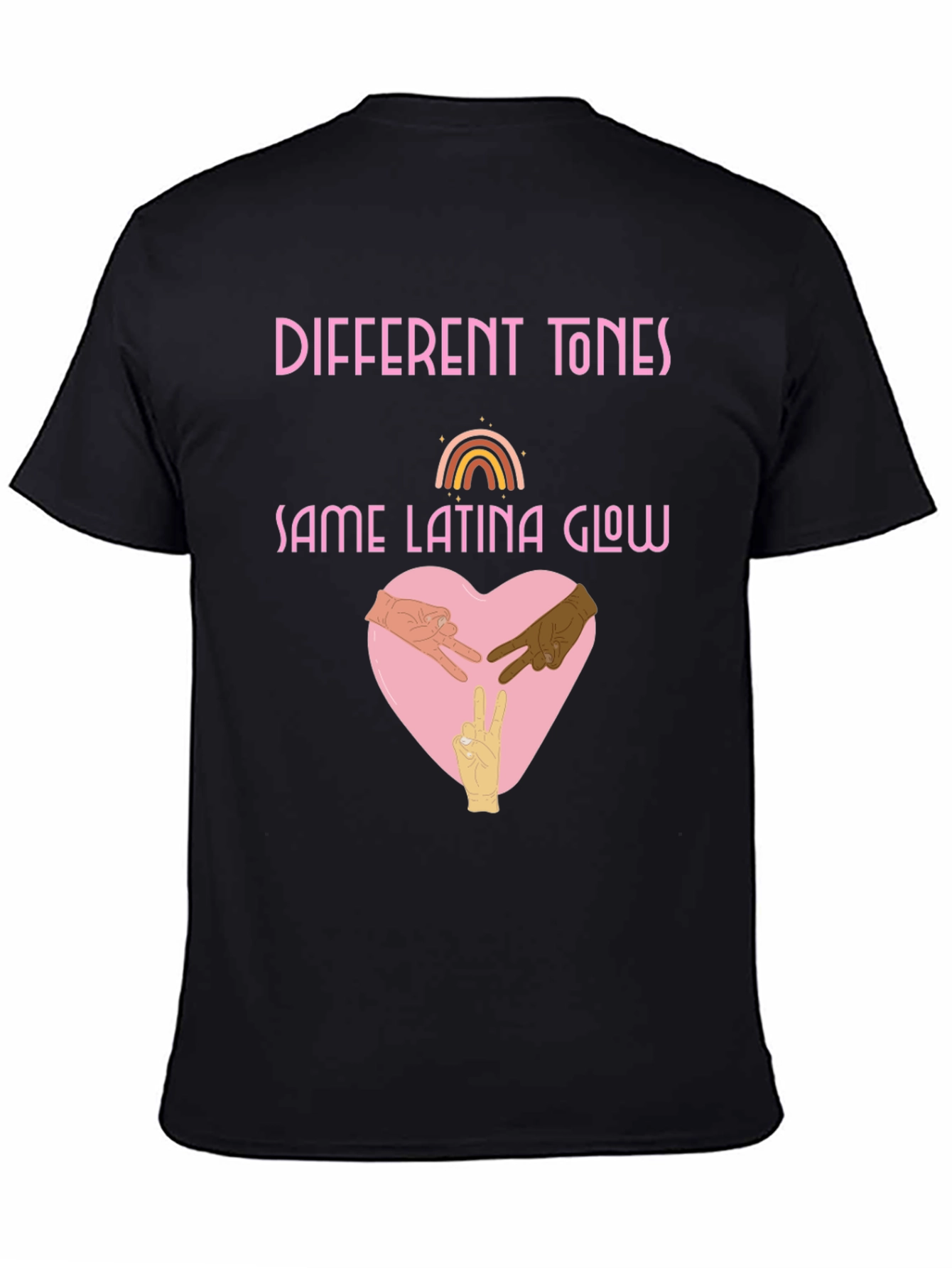 Different Tones Same Latina Glow T-Shirt