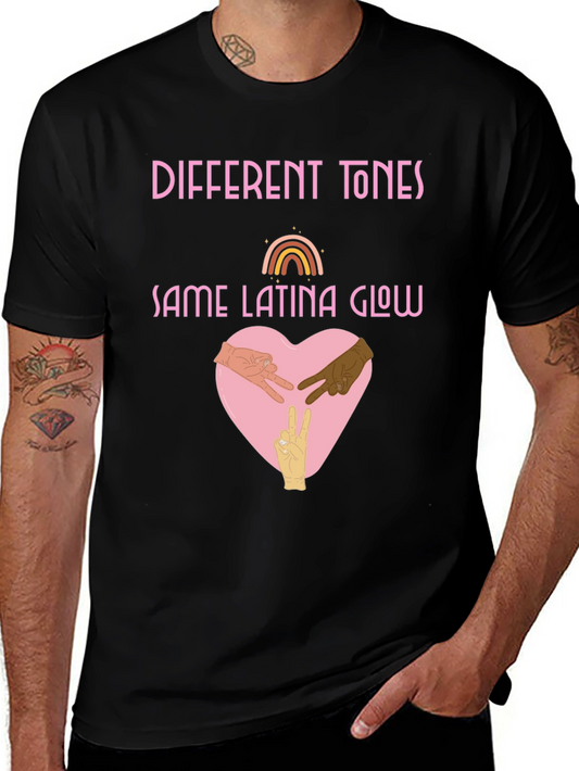 Different Tones Same Latina Glow T-Shirt
