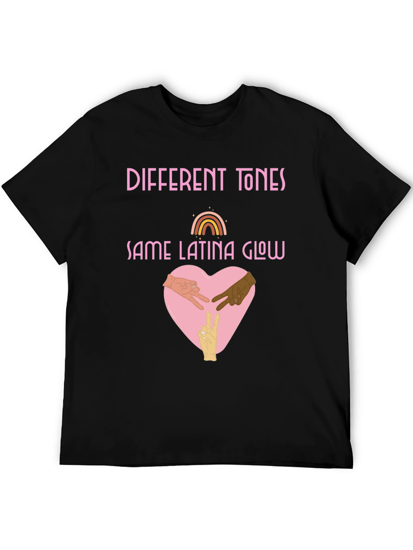 Different Tones Same Latina Glow T-Shirt
