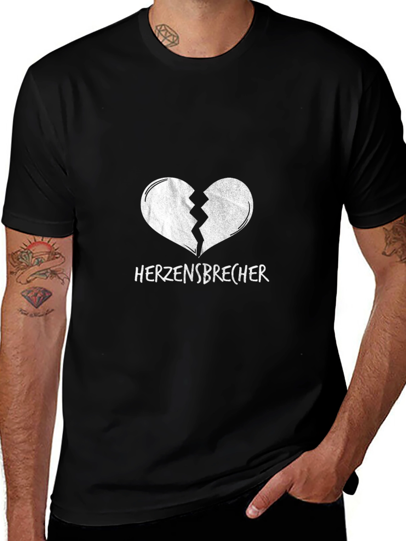Heartbreaker Graphic Tee - Black