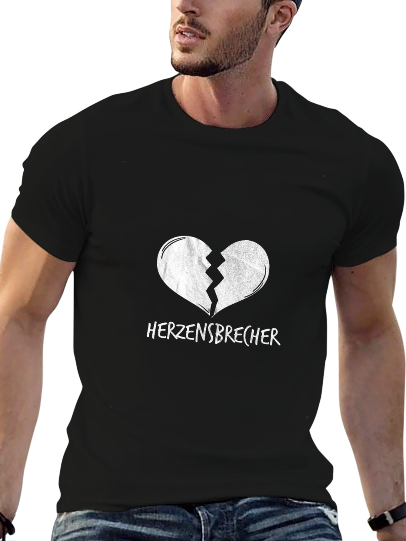 Heartbreaker Graphic Tee - Black