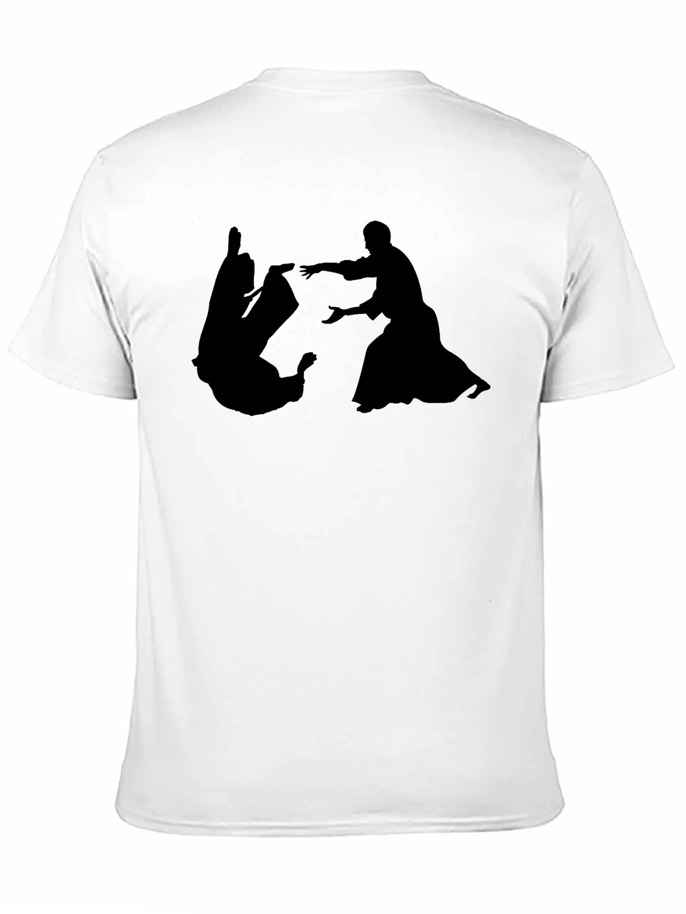 Aikido Silhouette Black T-Shirt