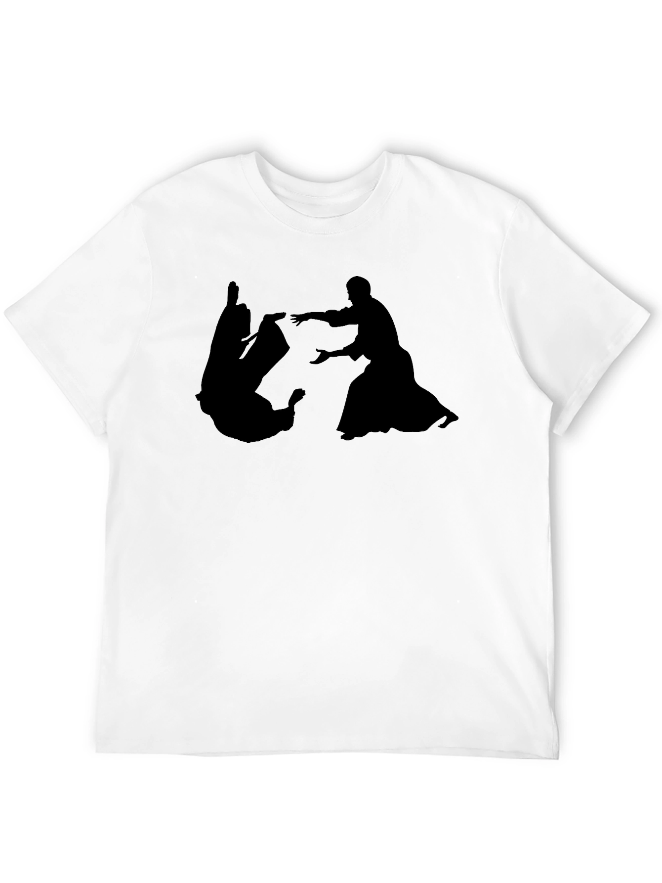Aikido Silhouette Black T-Shirt