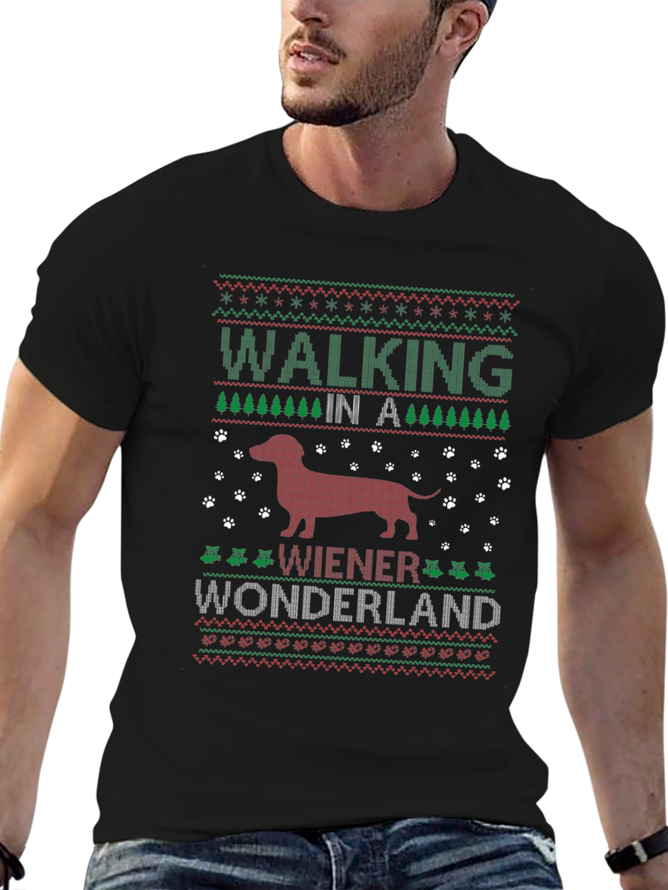 Walking in a Wiener Wonderland Graphic Tee