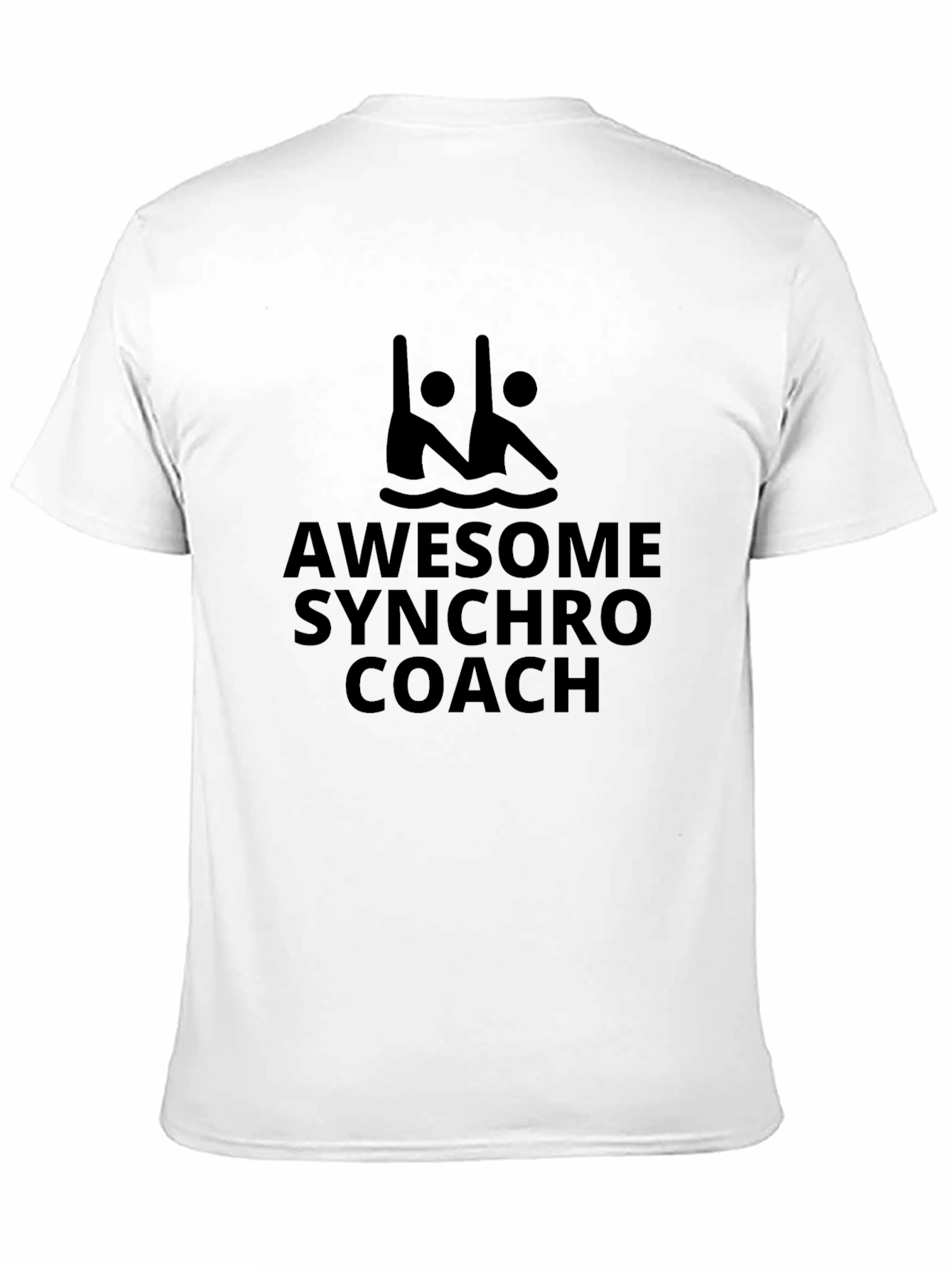 Awesome Synchro Coach Black T-Shirt
