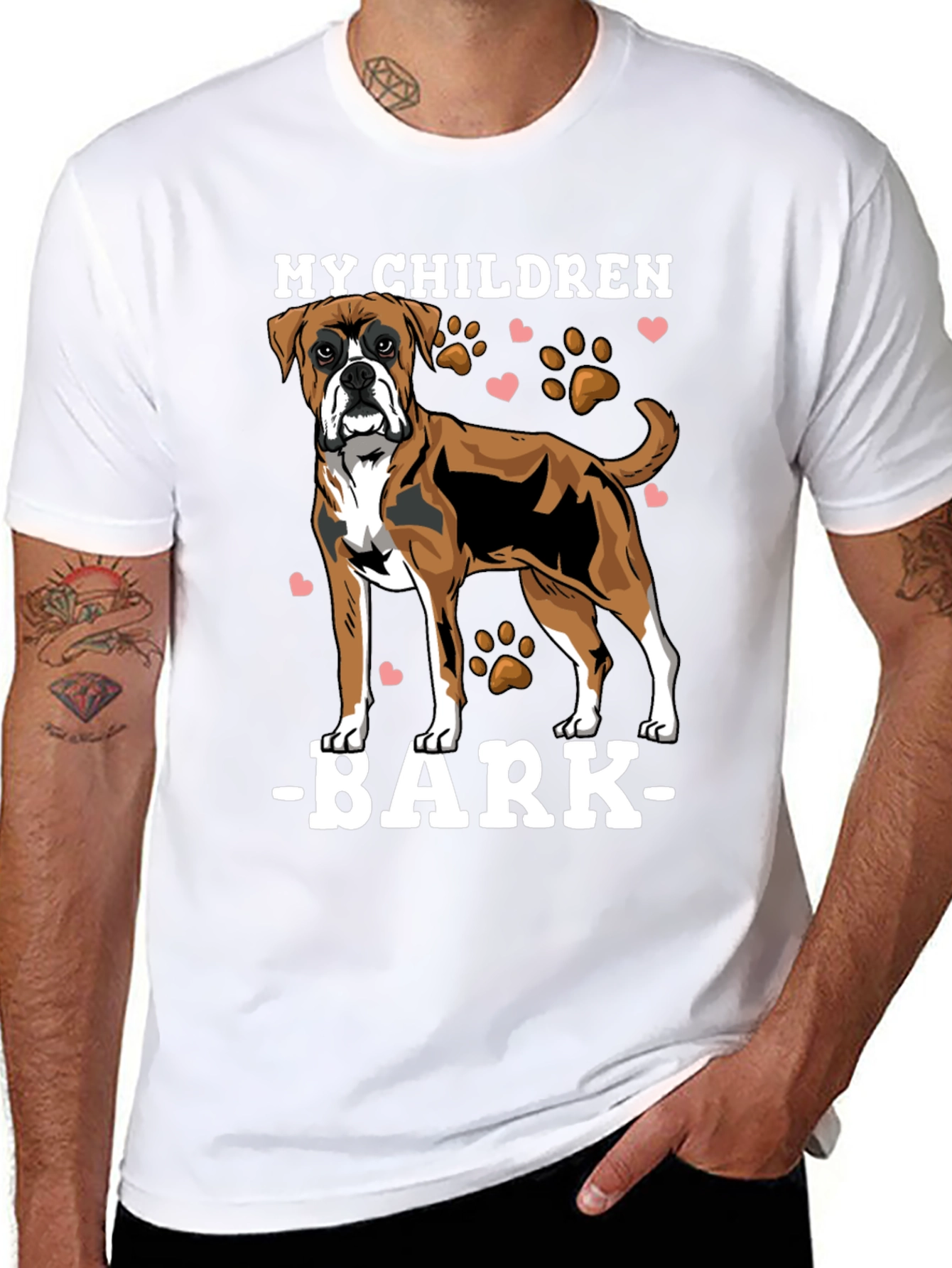 My Children Bark T-Shirt Dog Lover Tee
