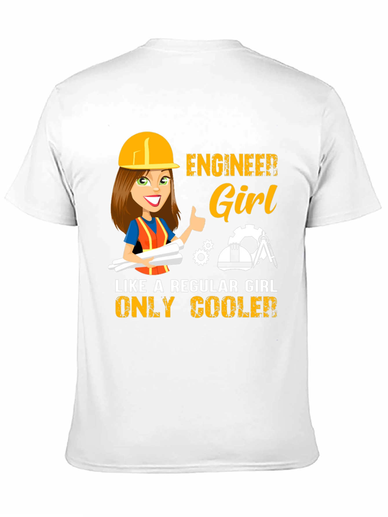 Engineer Girl T-Shirt: Cool & Unique Design