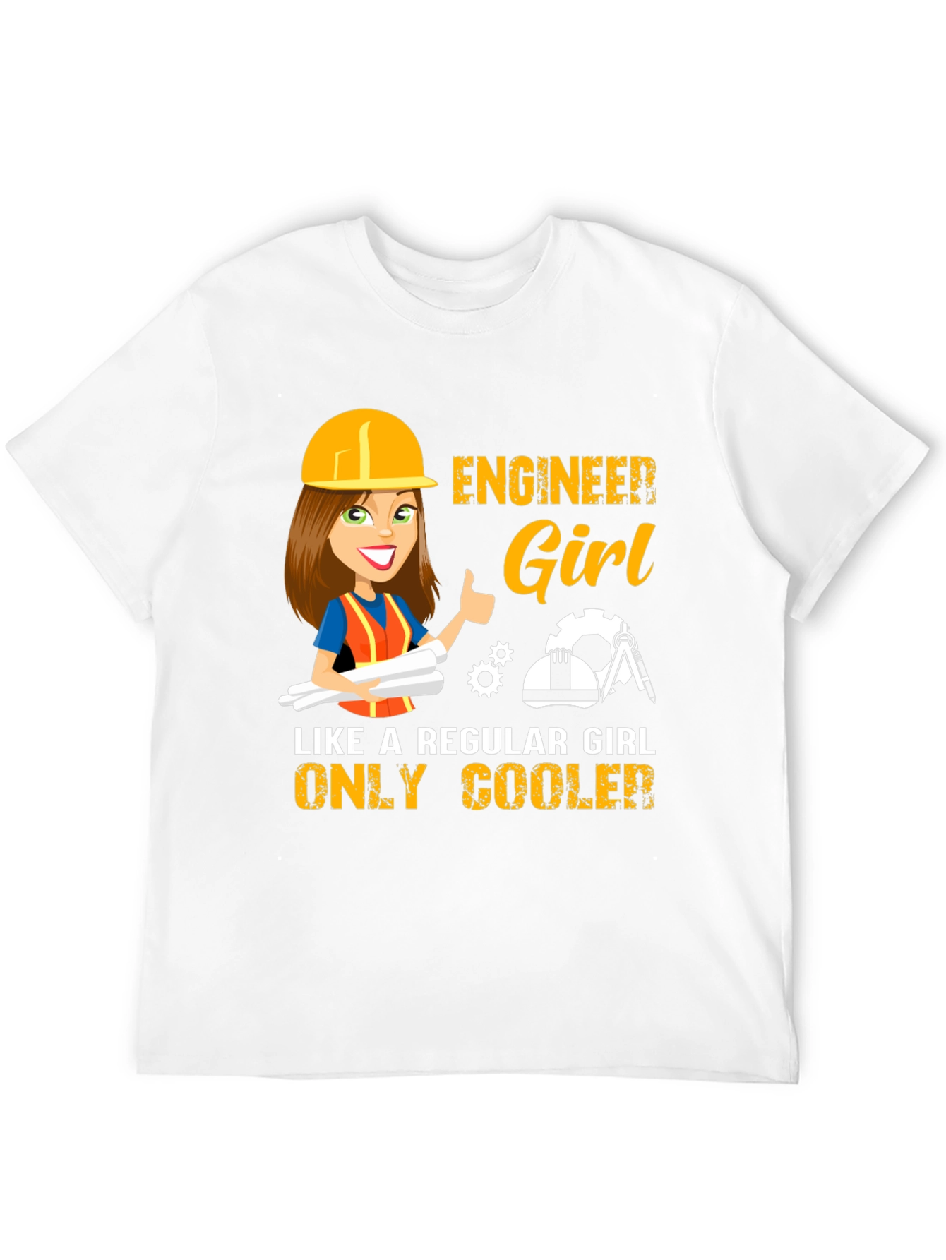 Engineer Girl T-Shirt: Cool & Unique Design
