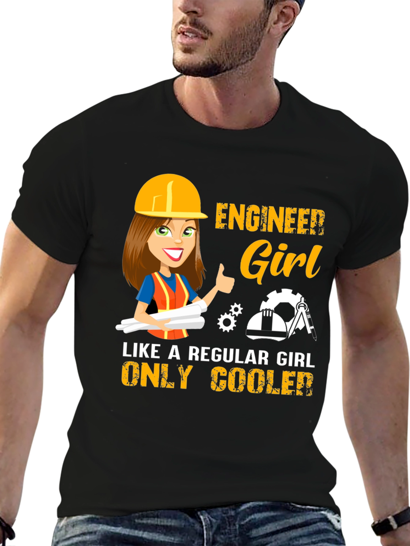 Engineer Girl T-Shirt: Cool & Unique Design