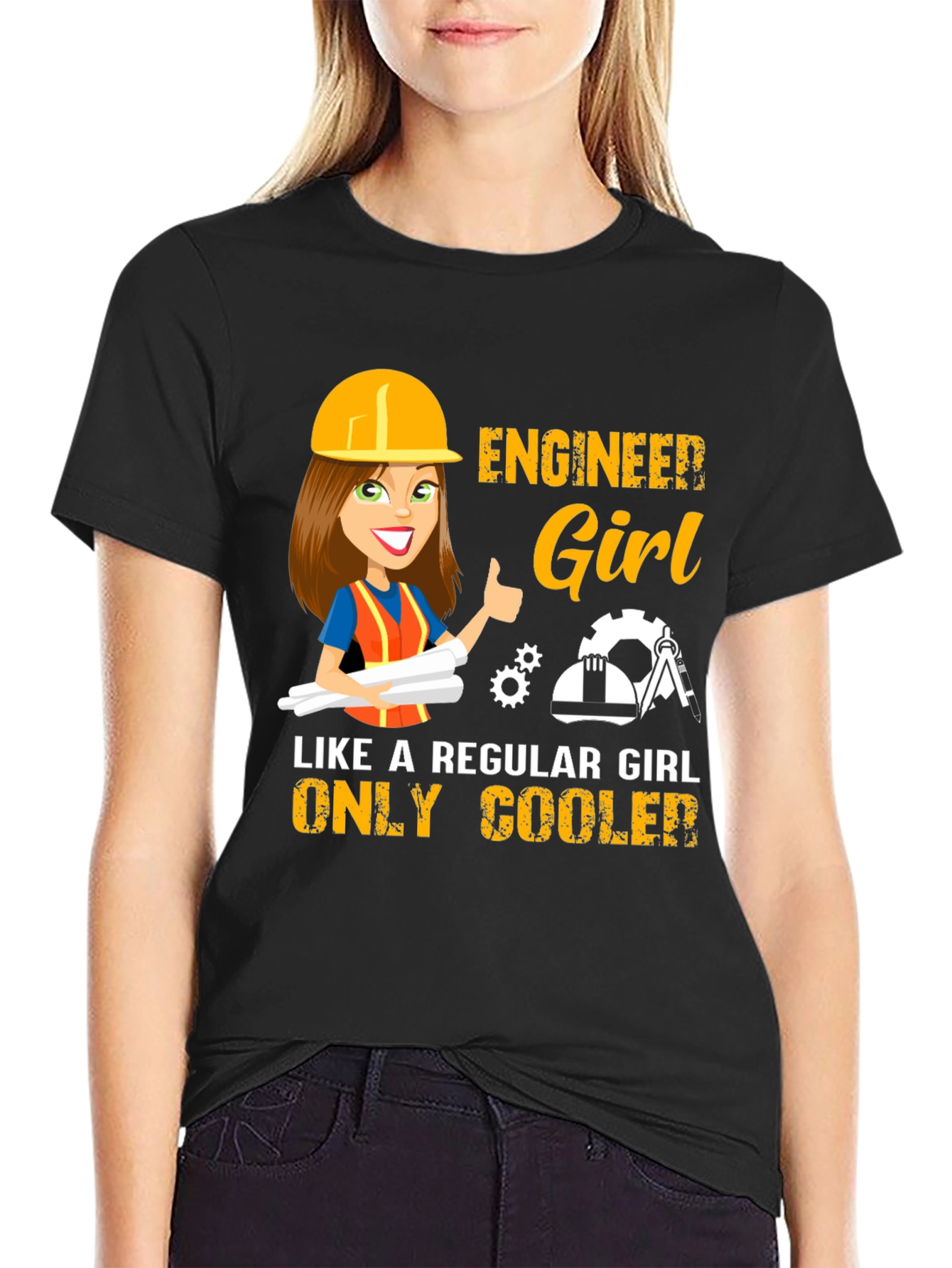 Engineer Girl T-Shirt: Cool & Unique Design