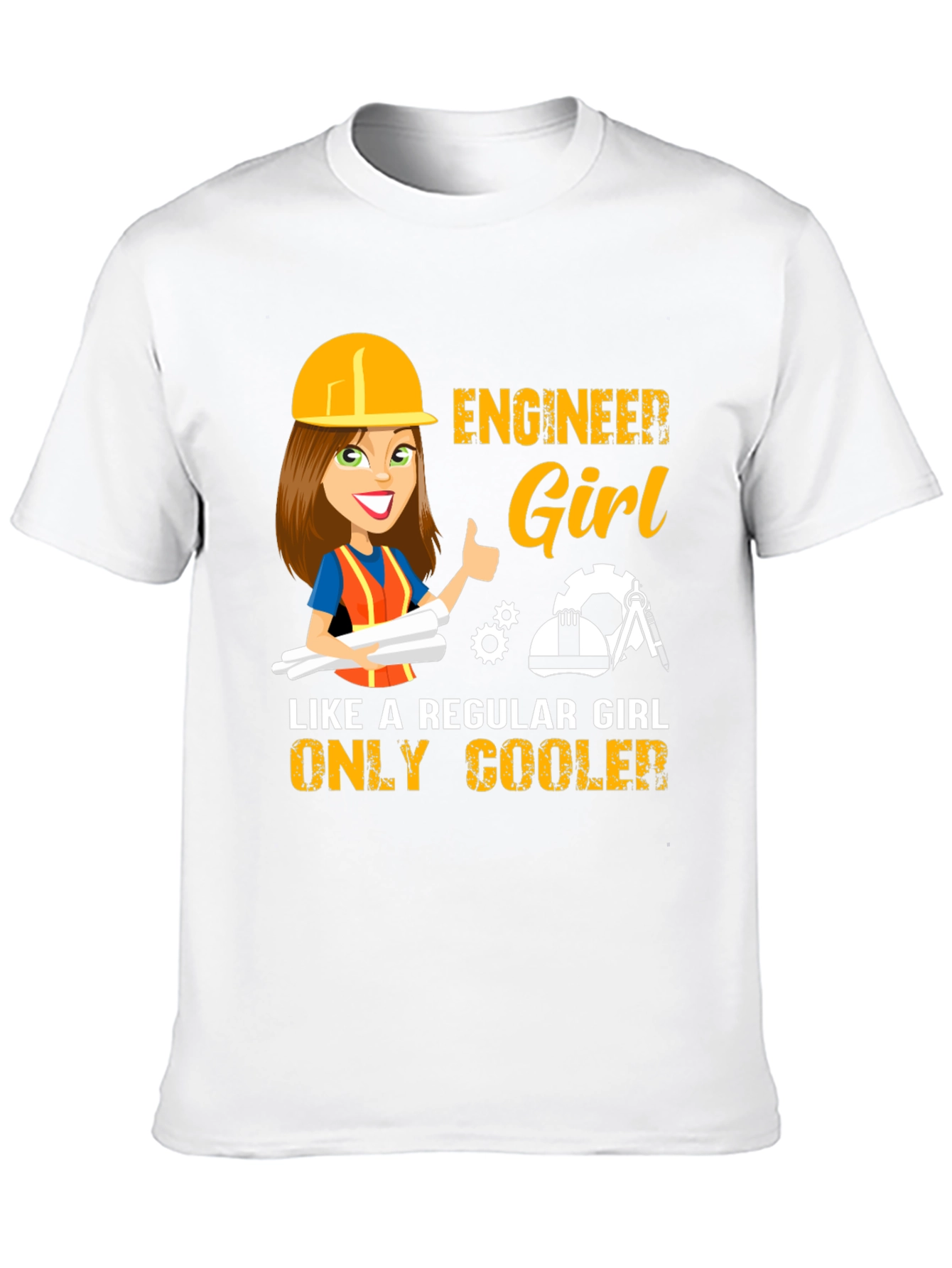 Engineer Girl T-Shirt: Cool & Unique Design