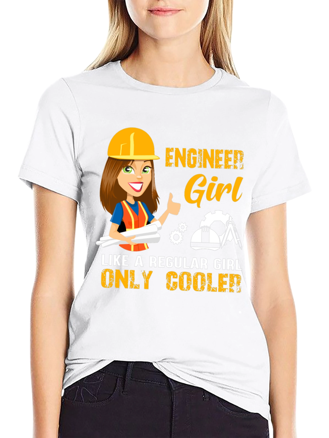 Engineer Girl T-Shirt: Cool & Unique Design